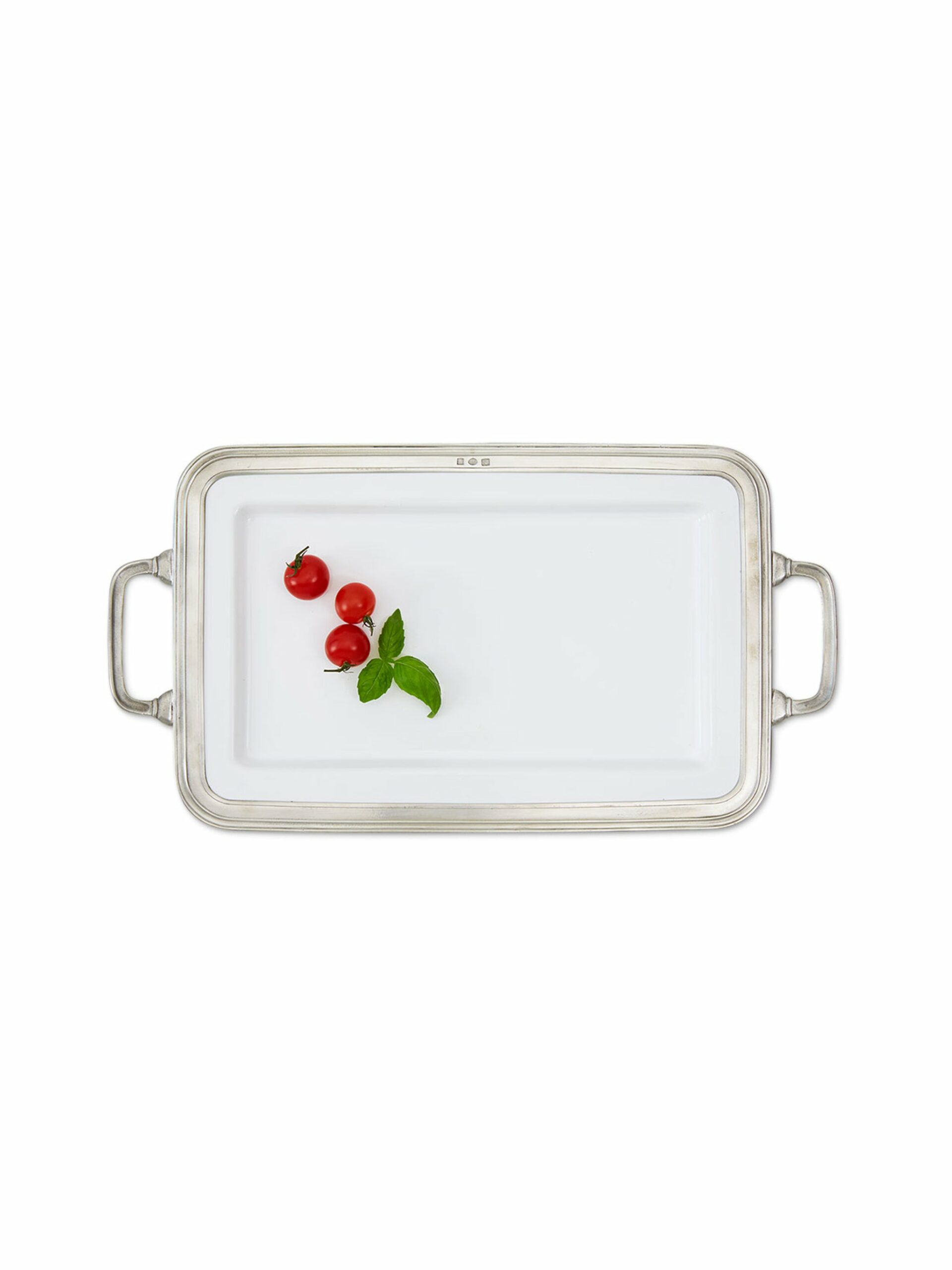 MATCH Pewter Gianna Rectangular Platter with Handles