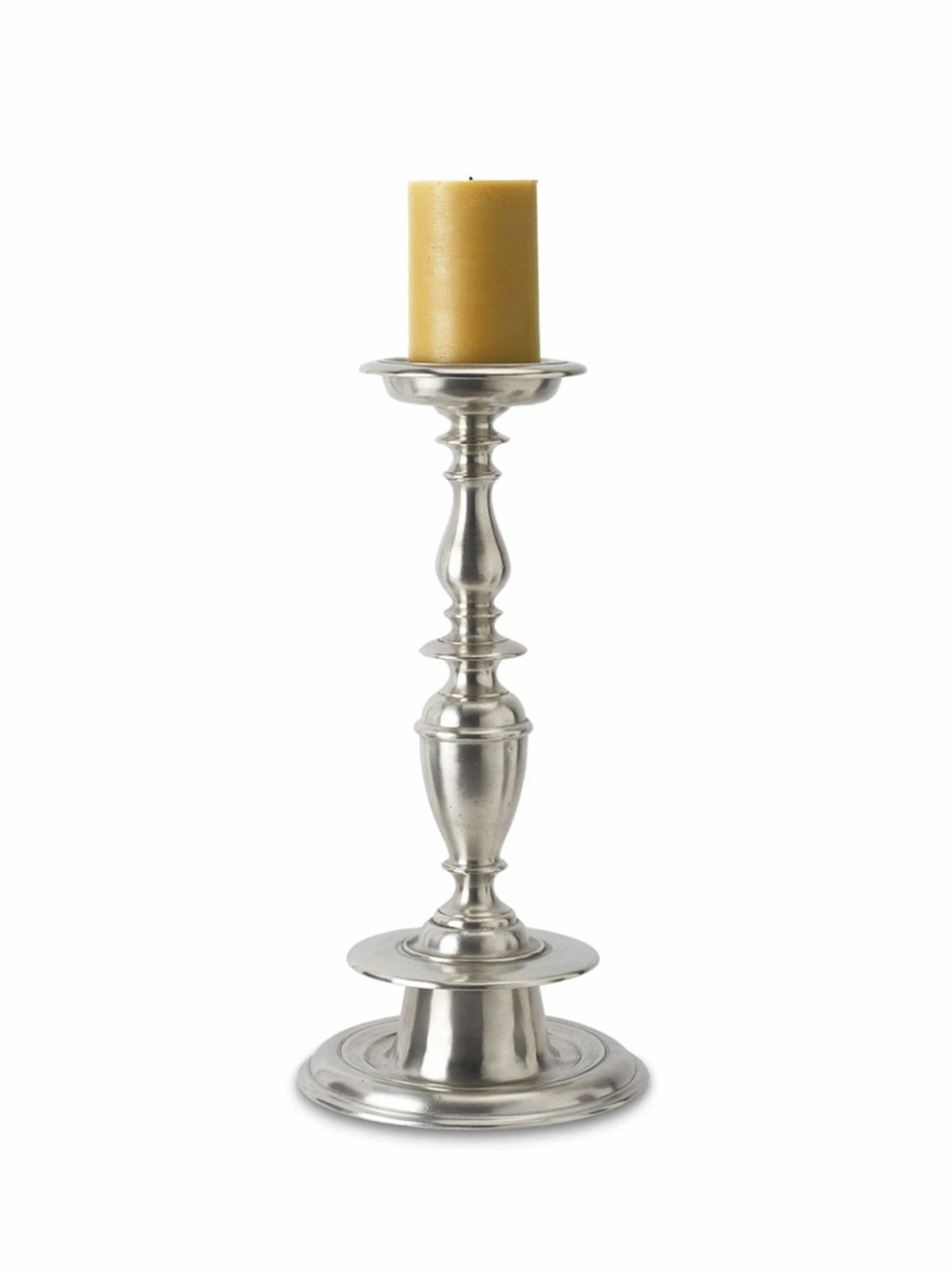 MATCH Pewter Gigante Pillar Candlestick