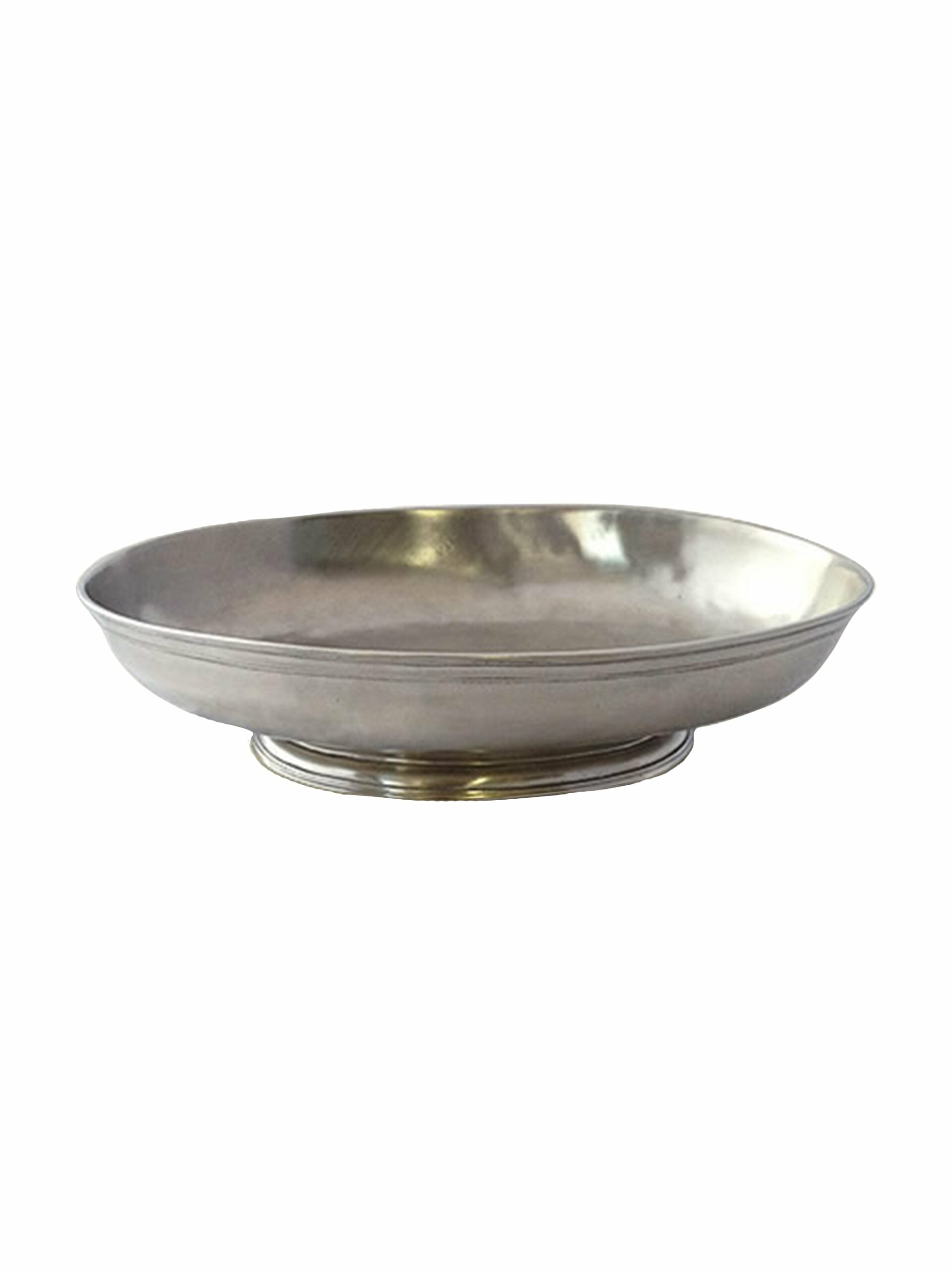 MATCH Pewter Low Footed Oval Centerpiece