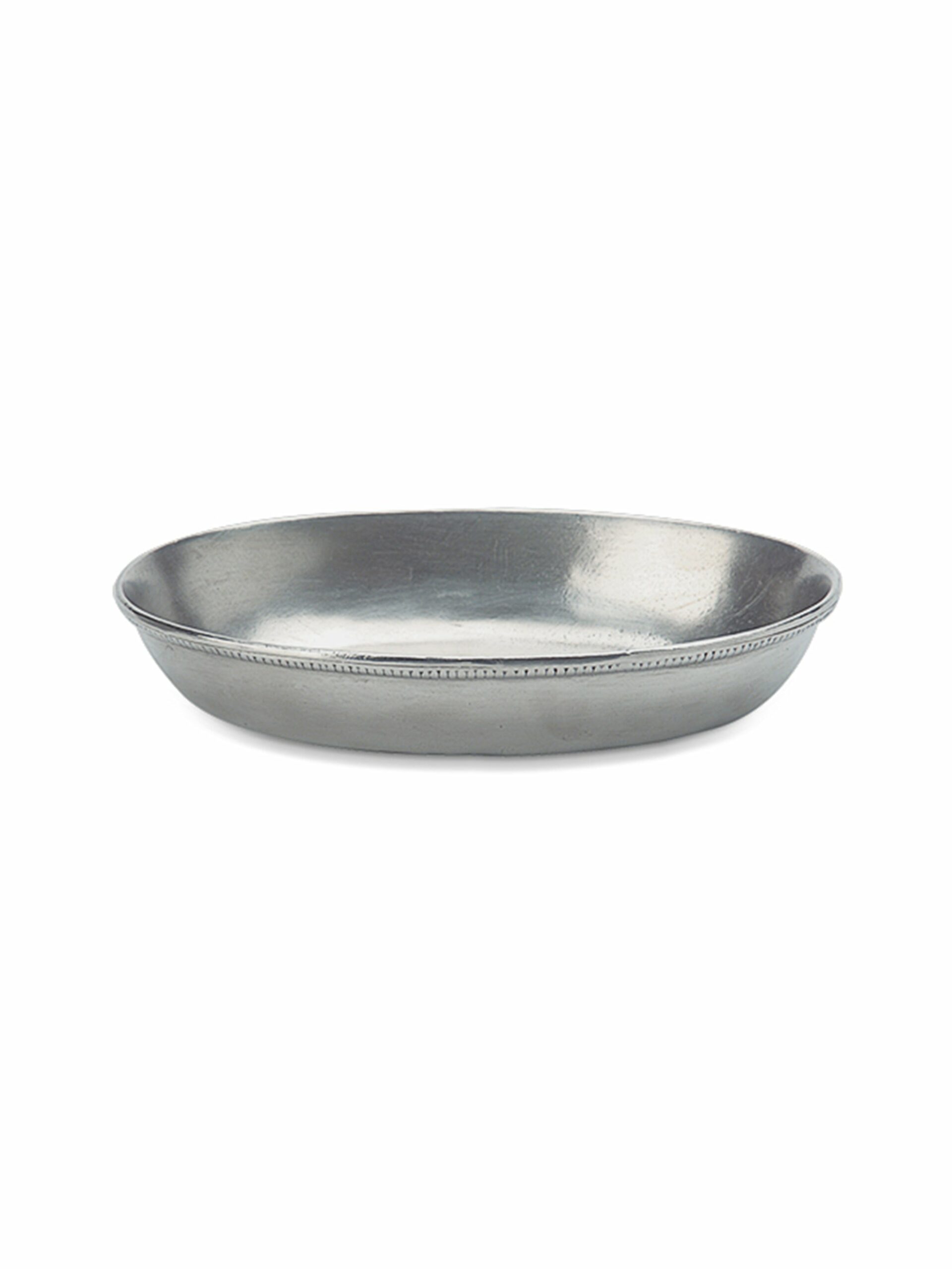 MATCH Pewter Oval Soap Dish