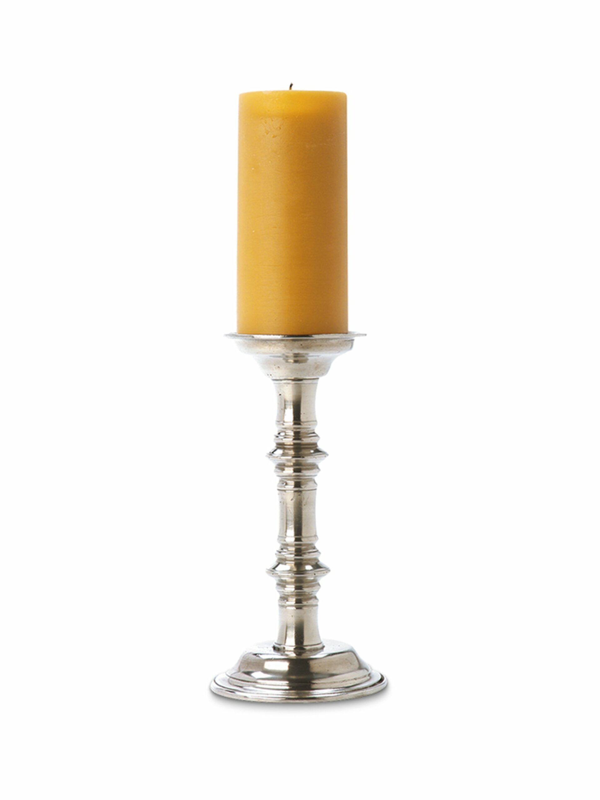 MATCH Pewter Pillar Candlestick