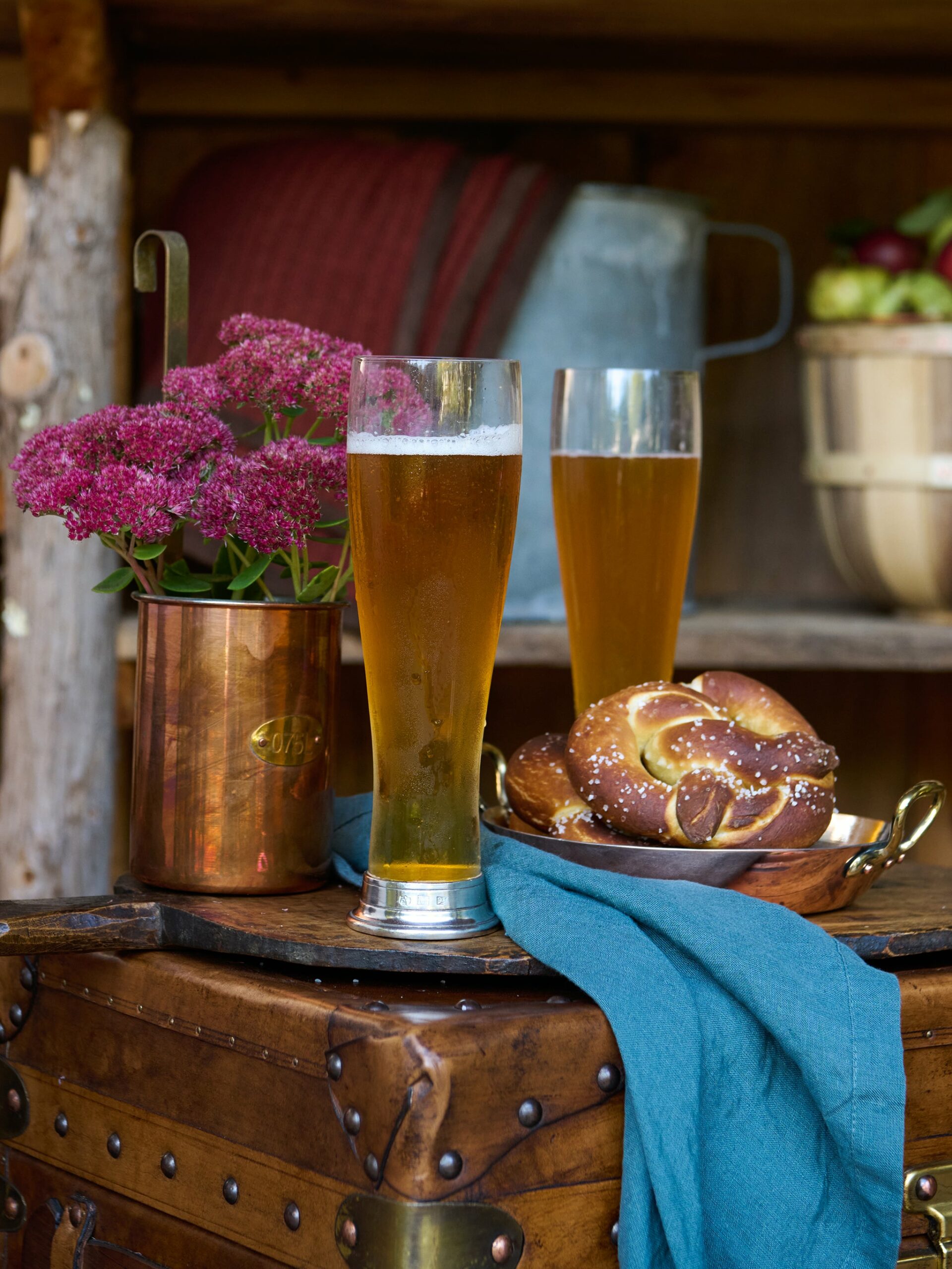 MATCH Pewter Pilsner Beer Glass