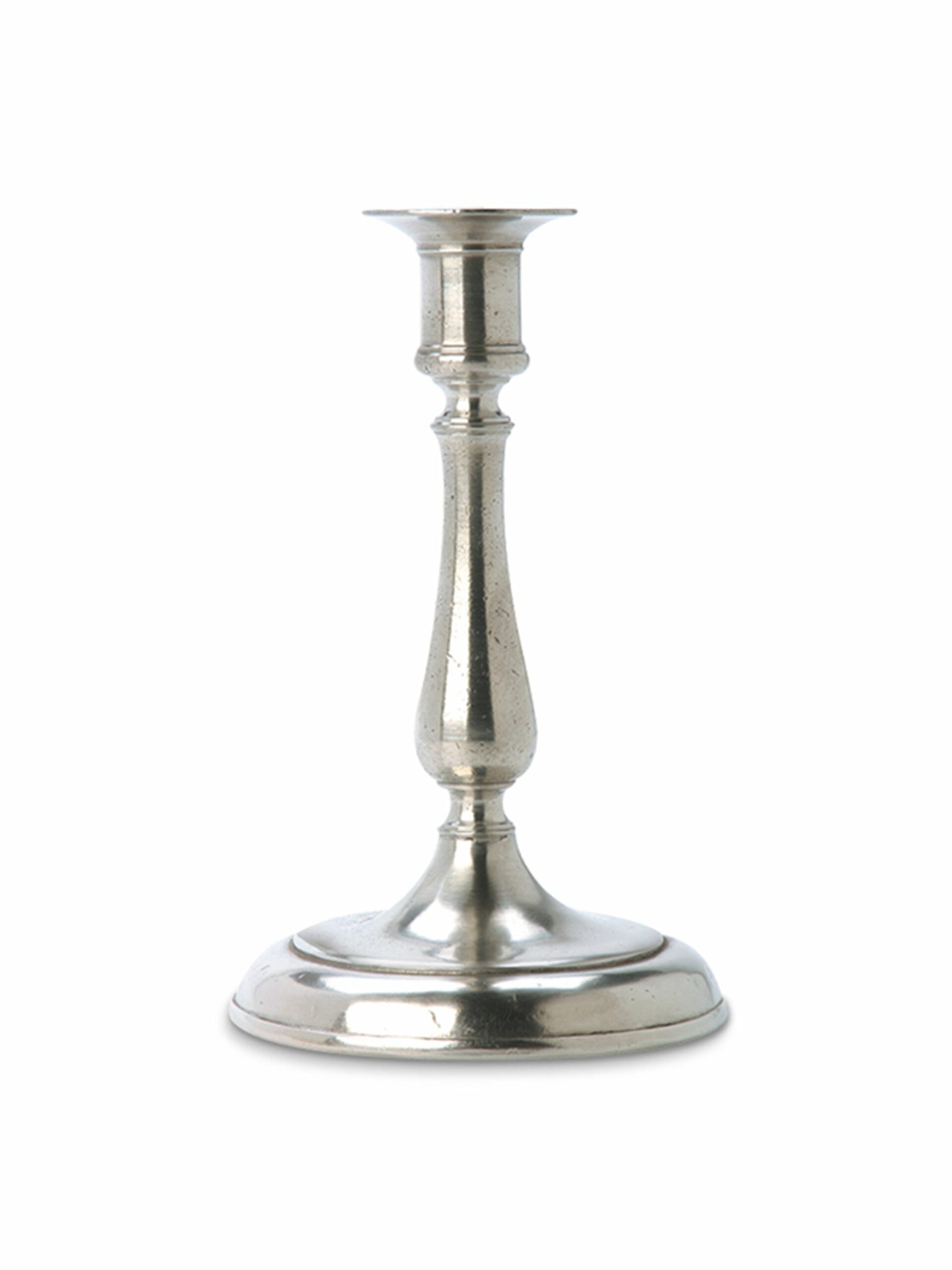 MATCH Pewter Po Candlestick