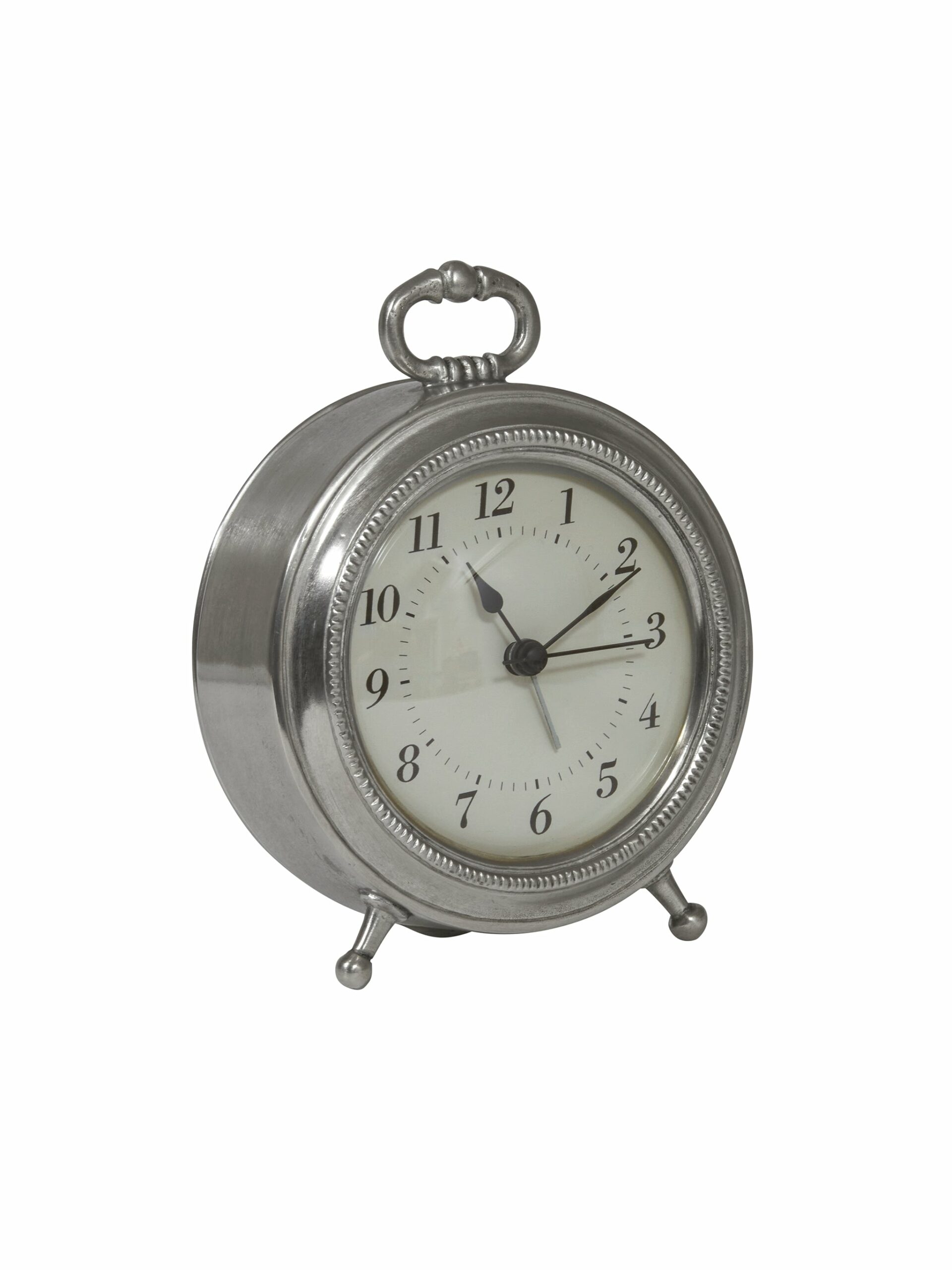 MATCH Pewter Toscana Alarm Clock