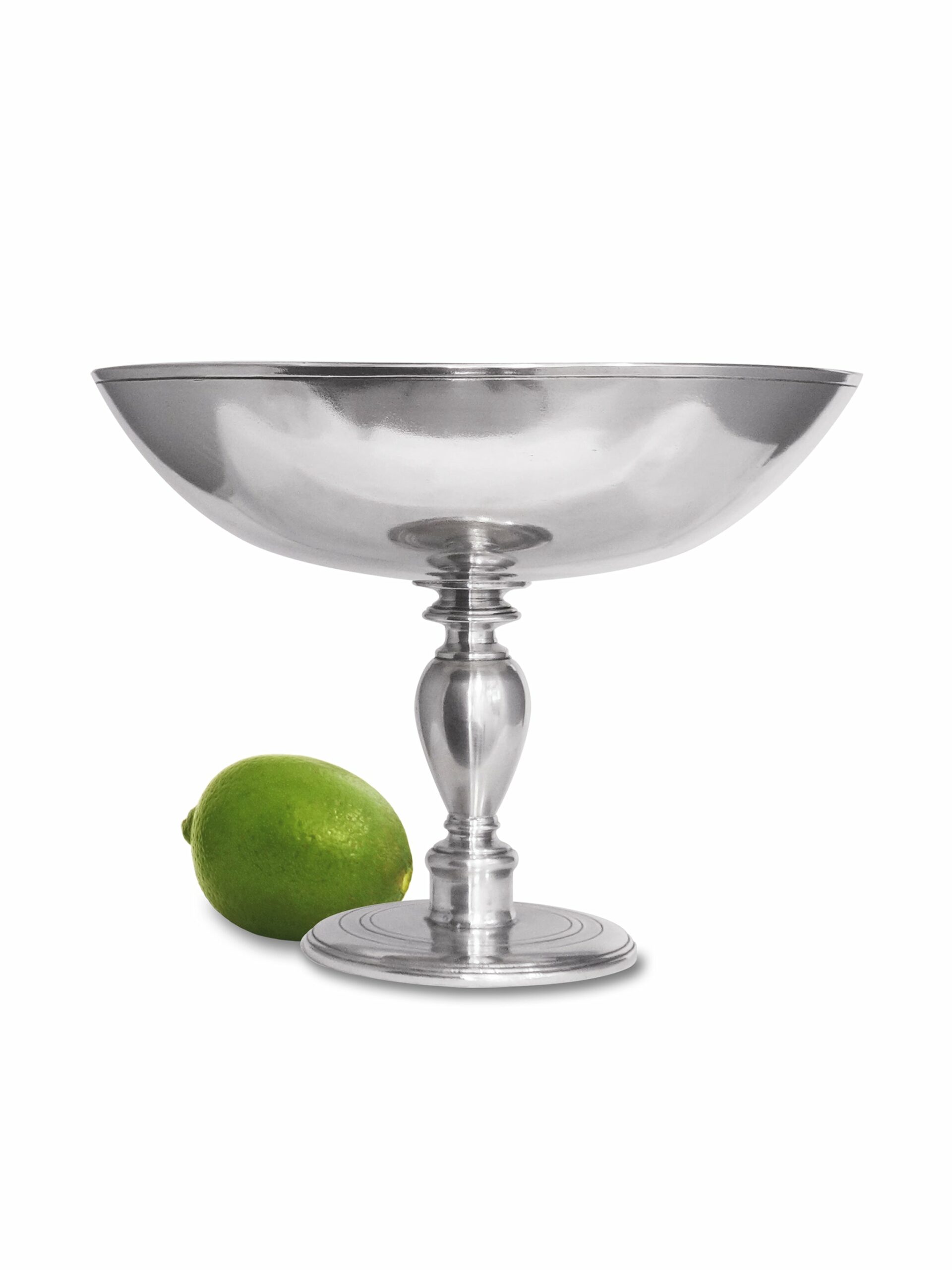 MATCH Pewter Venezia Pedestal Bowl