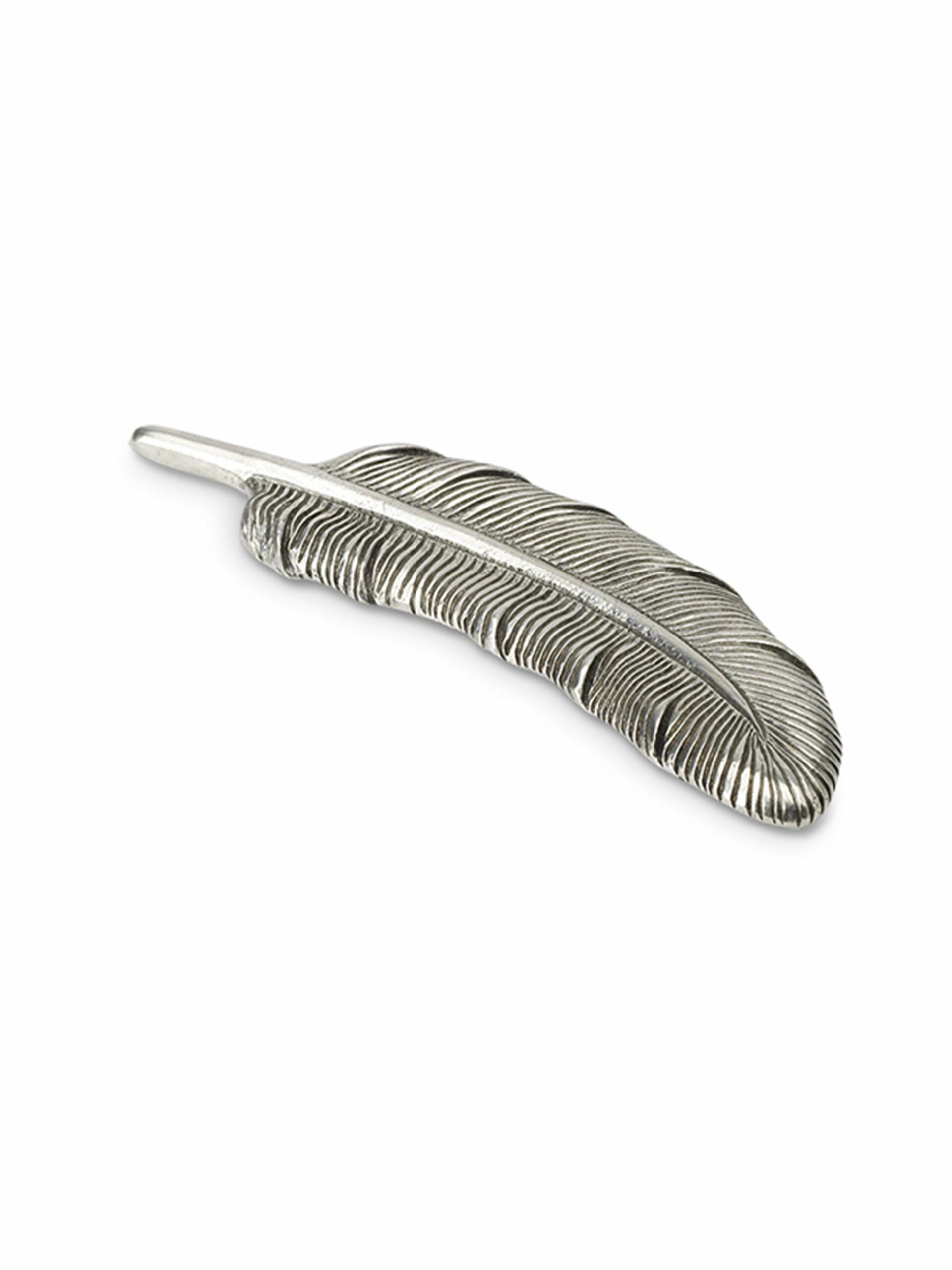 MATCH Pewter Feather Paperweight