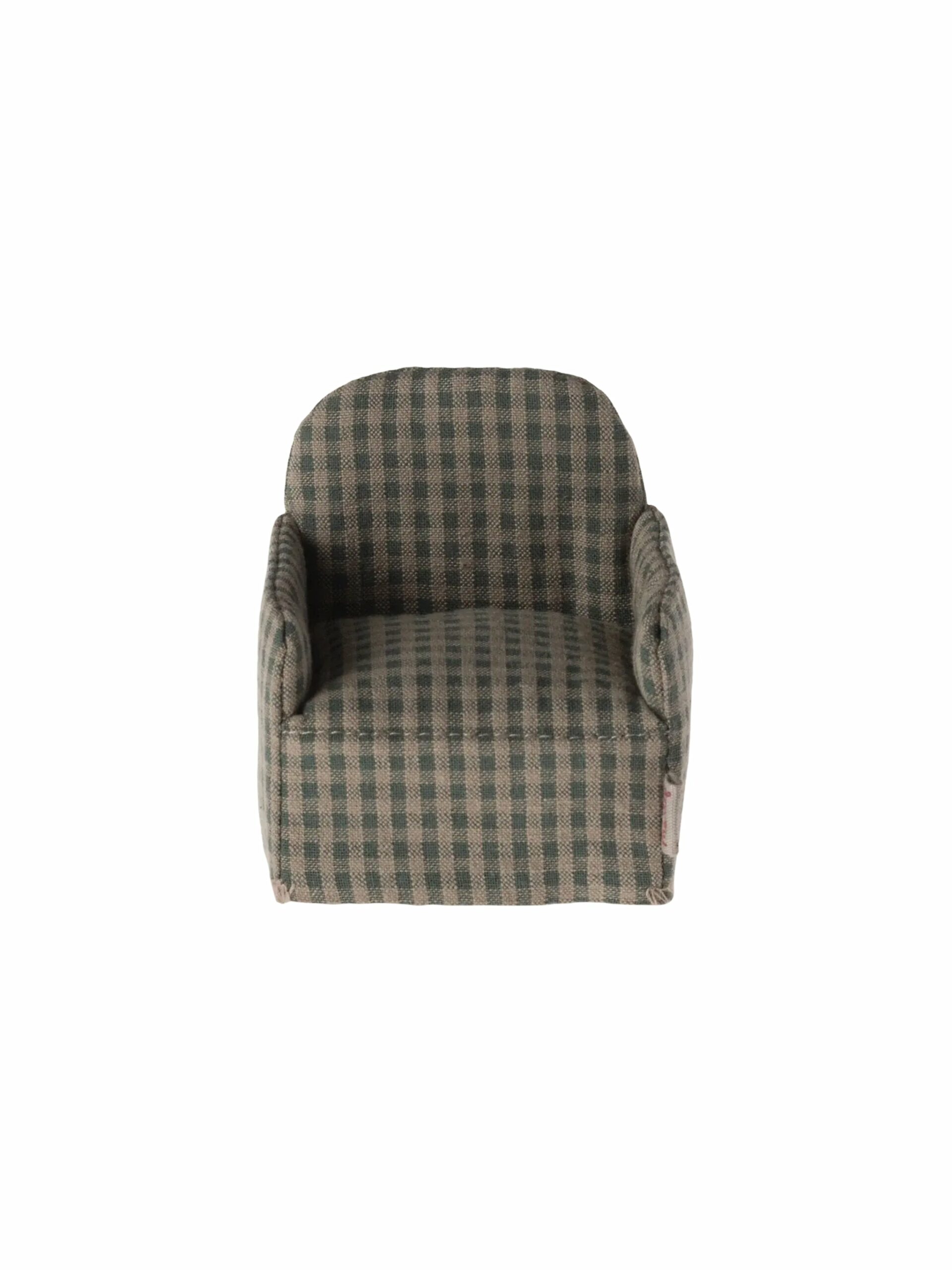 Maileg Mouse Chair Green Checker