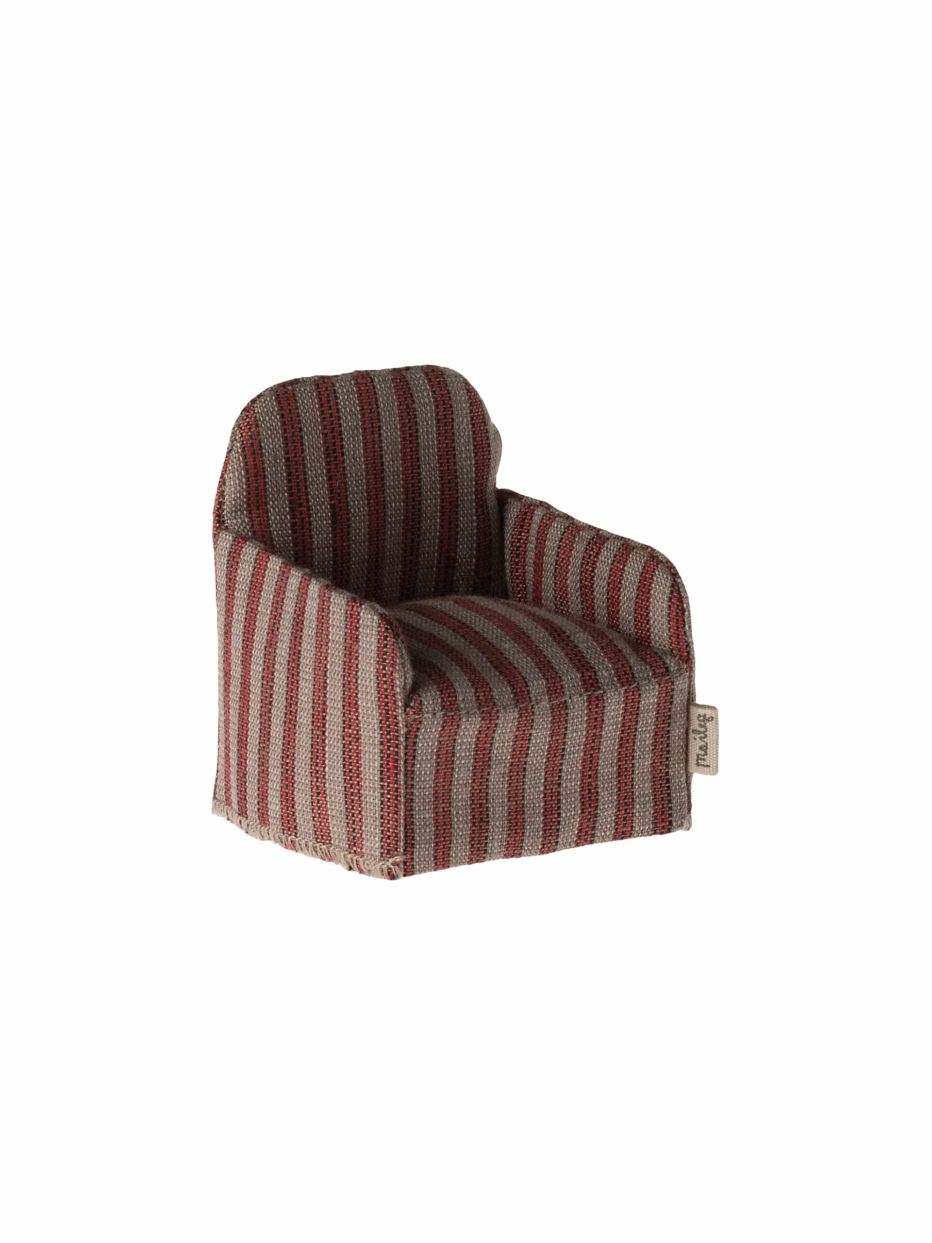 Maileg Mouse Chair Red Stripe