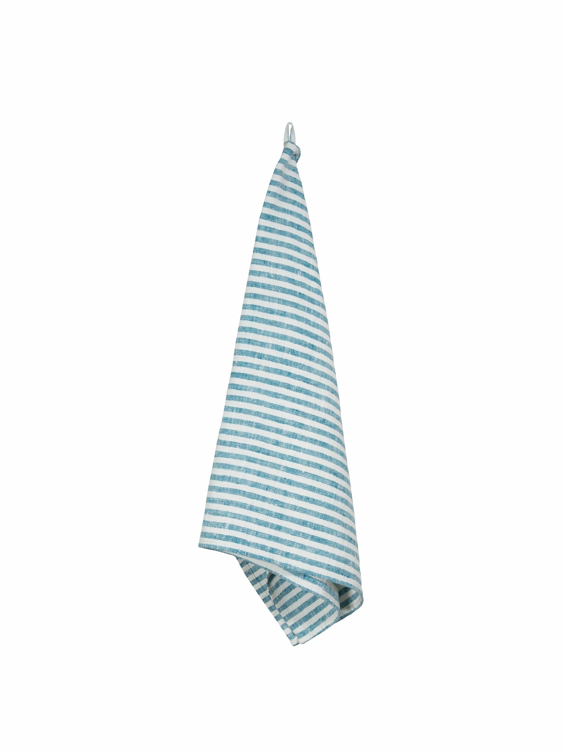 Malibu Stripe Linen Hand Towel