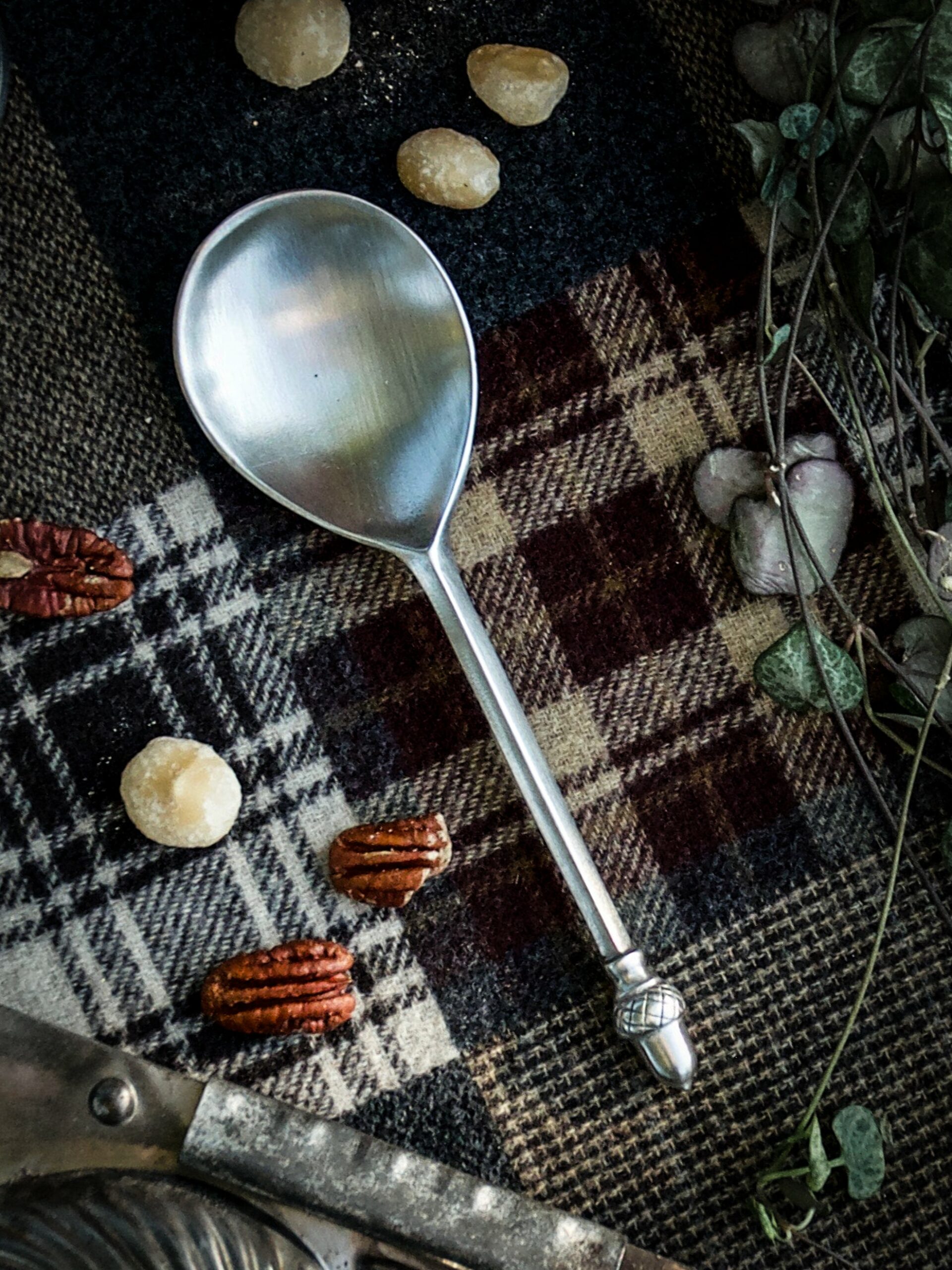 MATCH Pewter Acorn Spoon