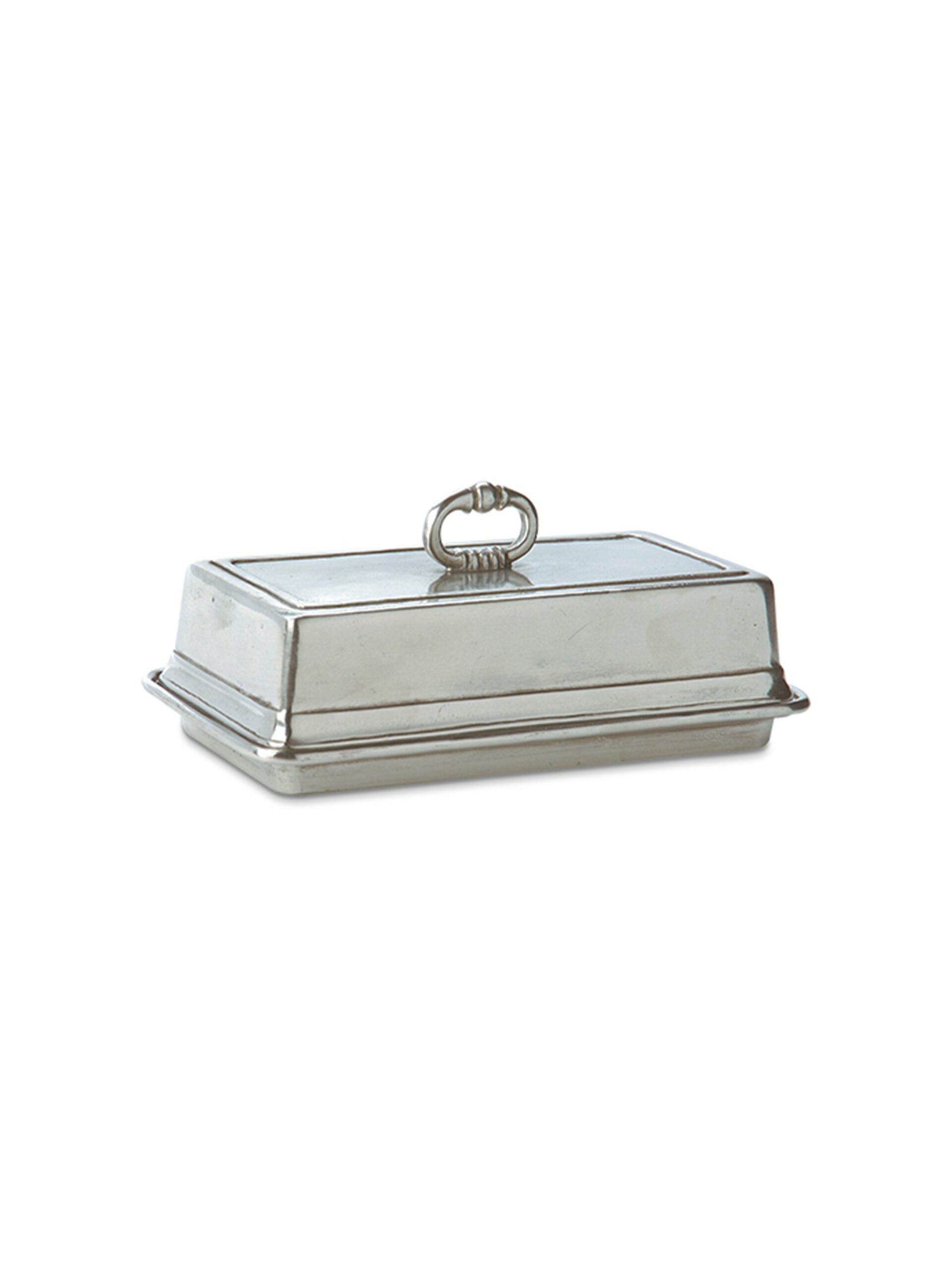 MATCH Pewter Covered Butter Dish