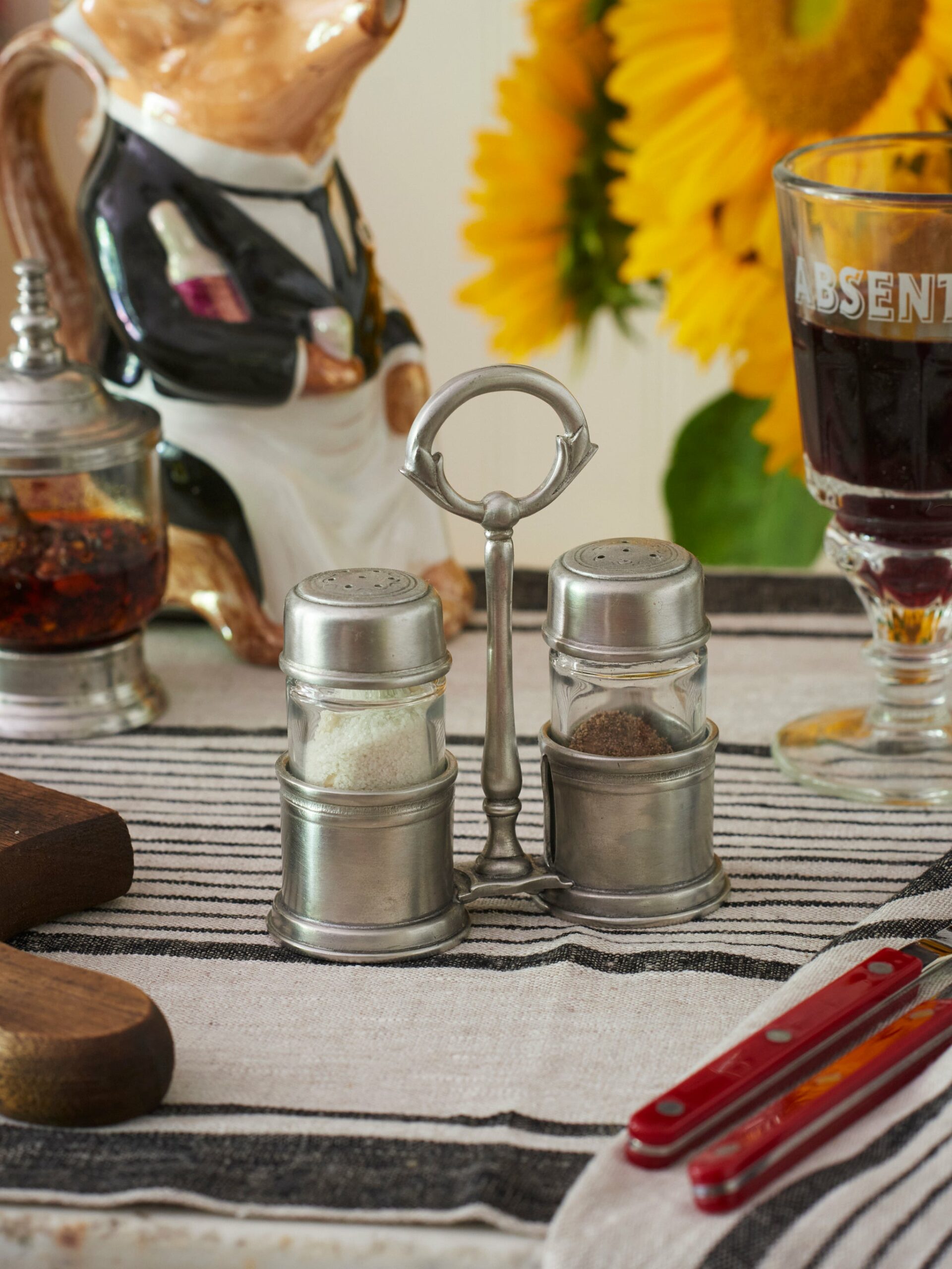 MATCH Pewter Salt and Pepper Caddy