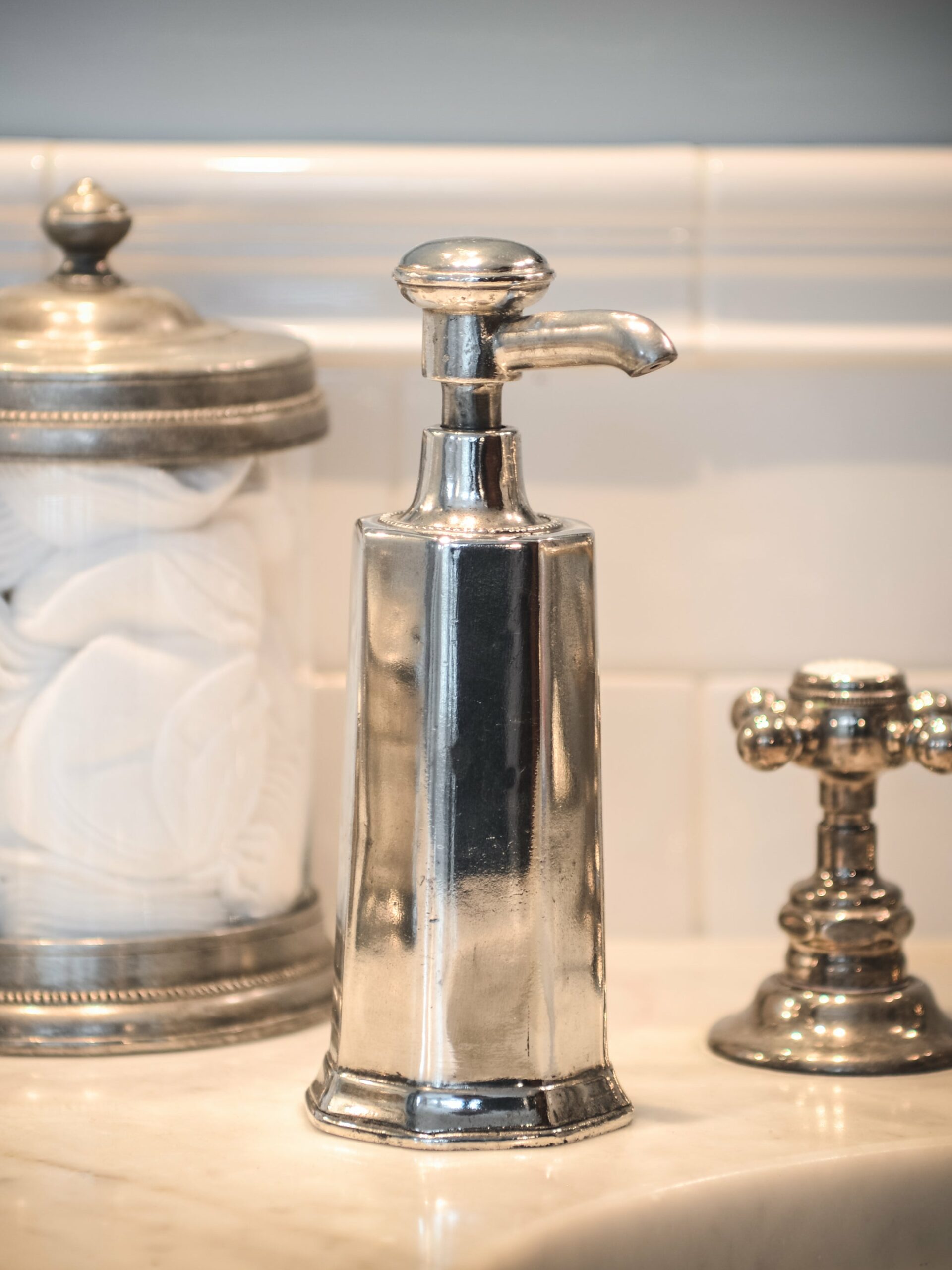 MATCH Pewter Soap Dispenser