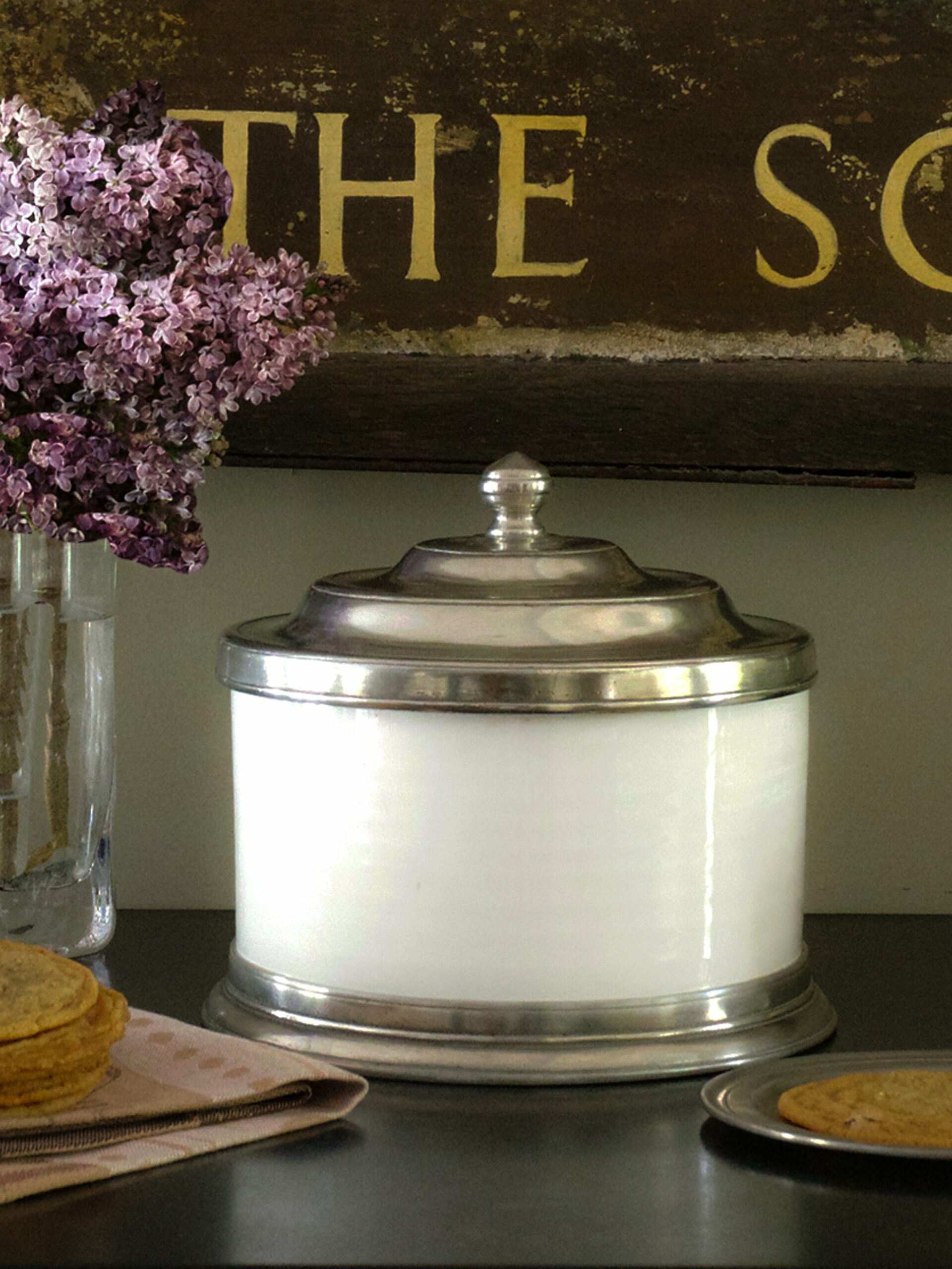 MATCH Pewter Convivio Cookie Jar