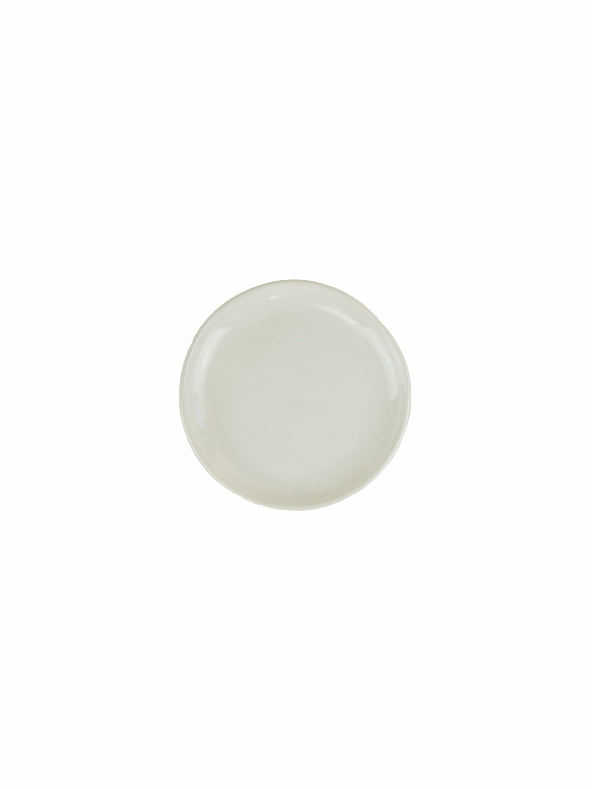 McQueen Pottery Milk White Bread Plate