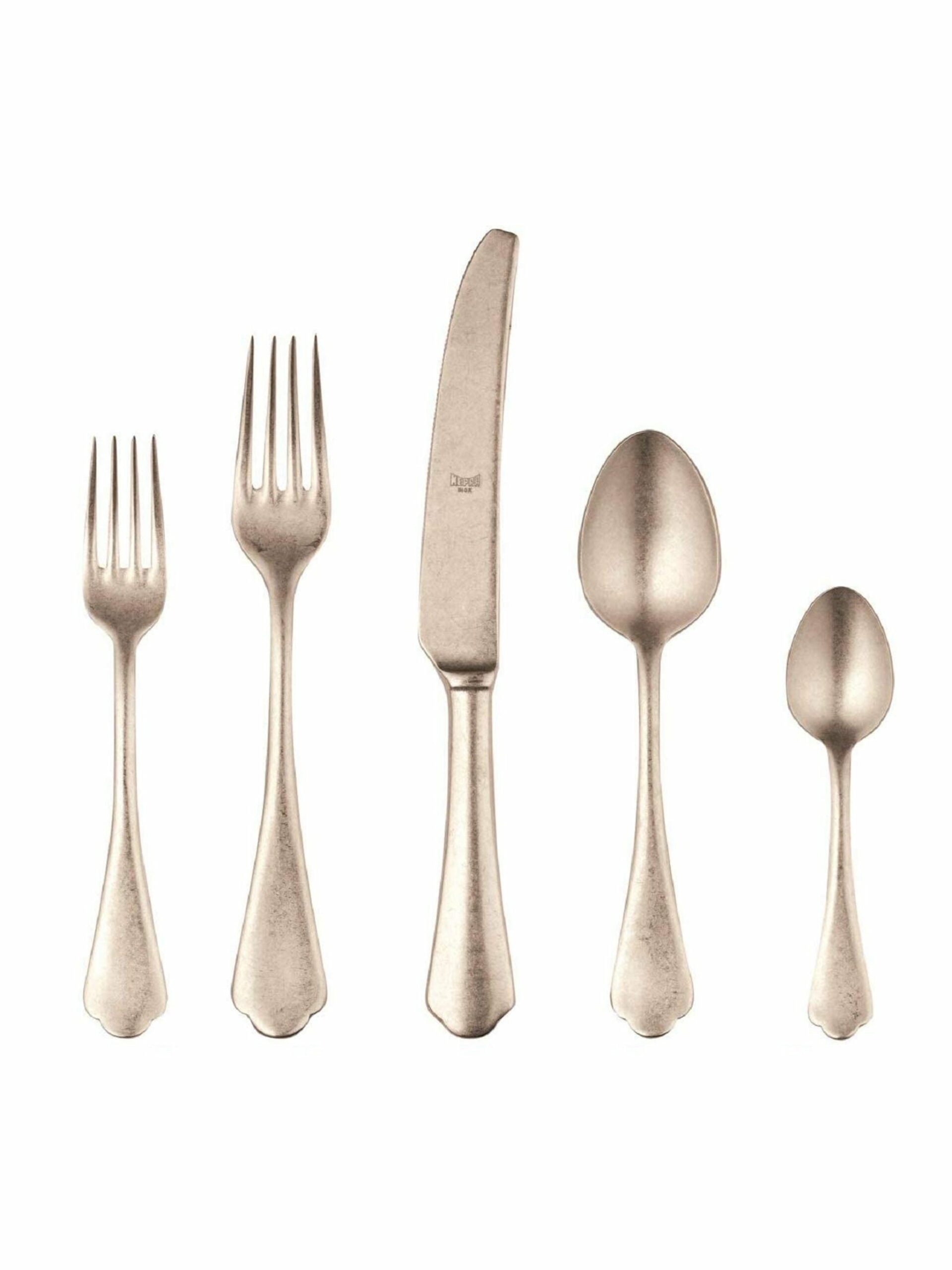 Mepra Vintage Champagne Pewter Flatware