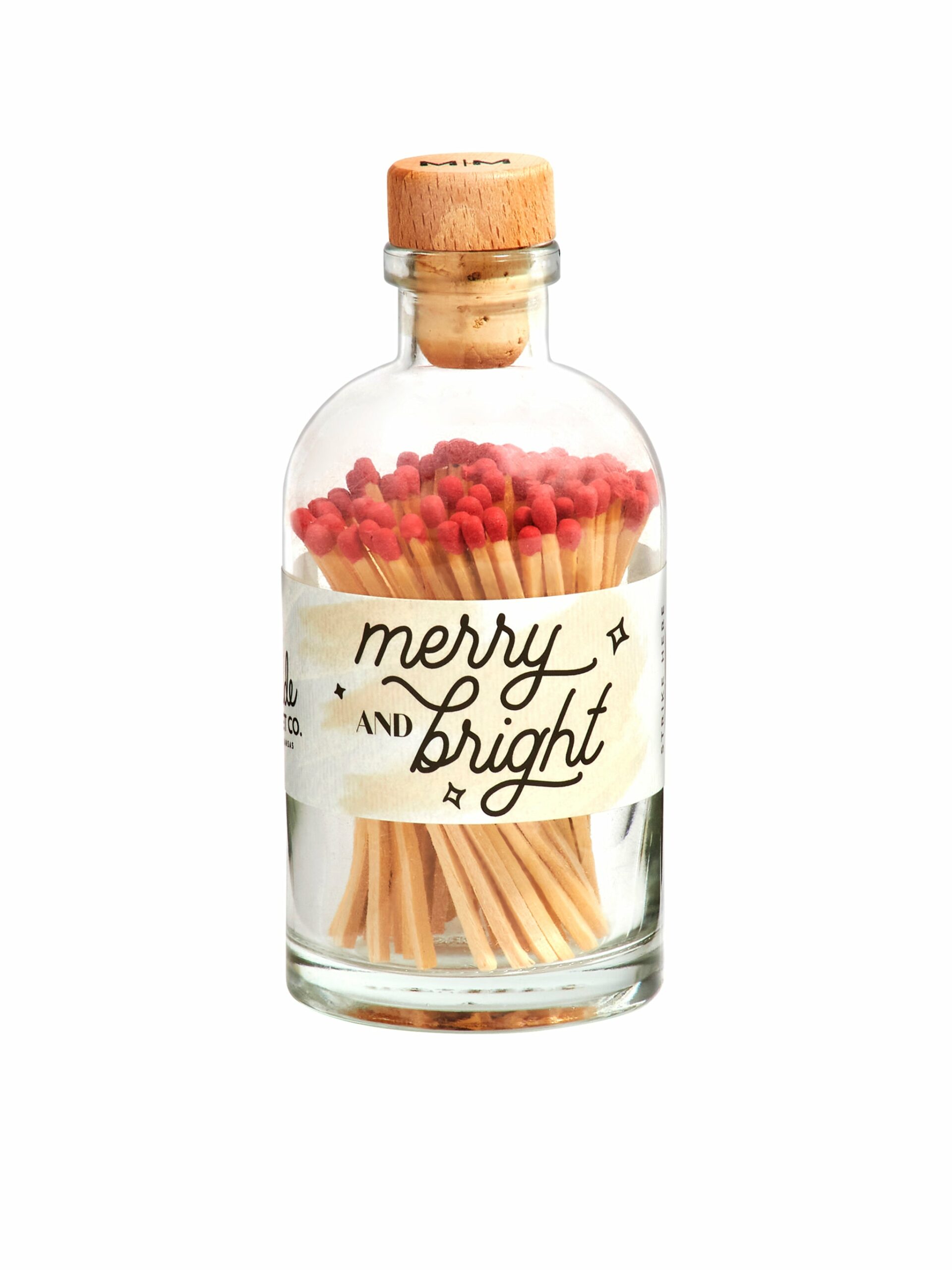 Merry & Bright Red Vintage Apothecary Matches