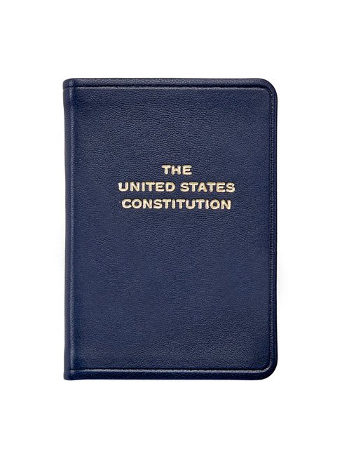 Mini United States Constitution Traditional Leather