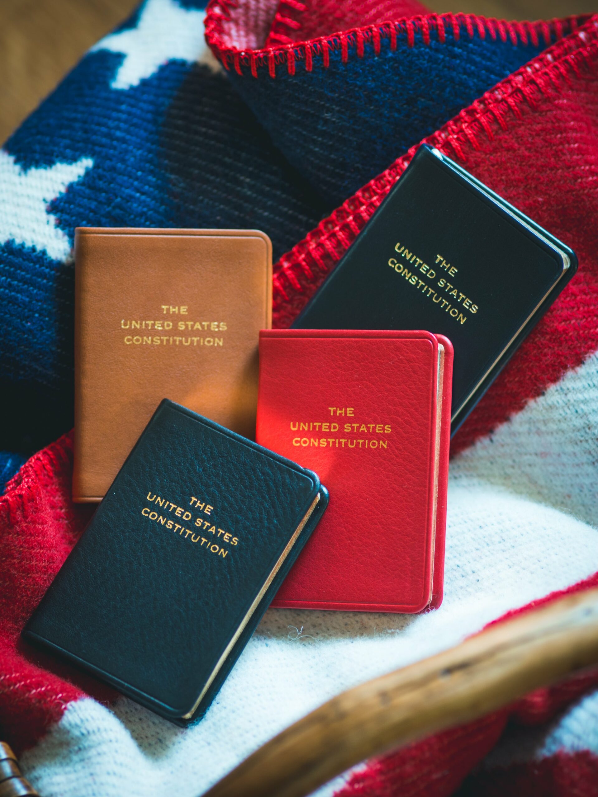 Mini United States Constitution Traditional Leather