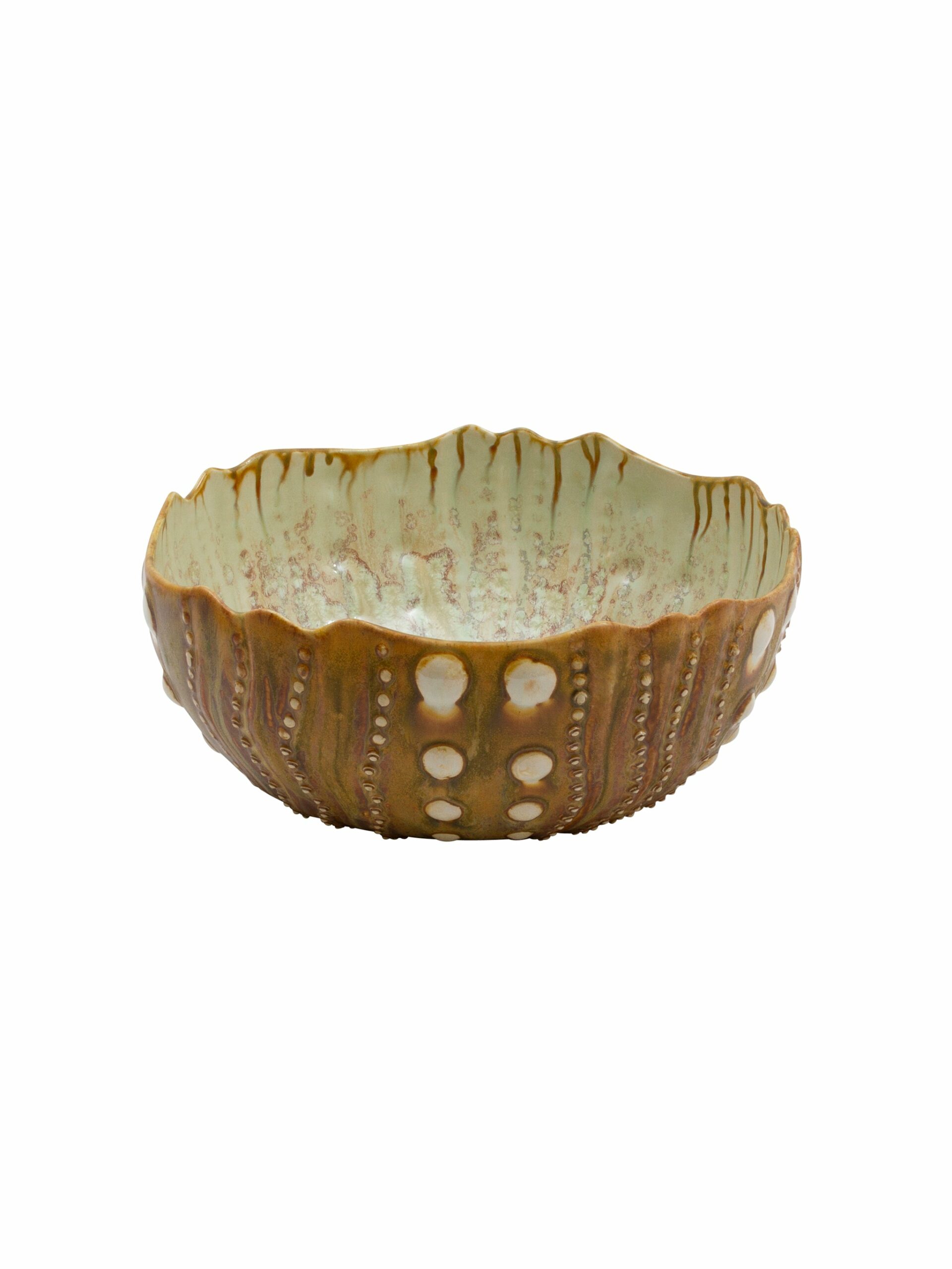 Mint and Tortoise Sea Urchin Bowl