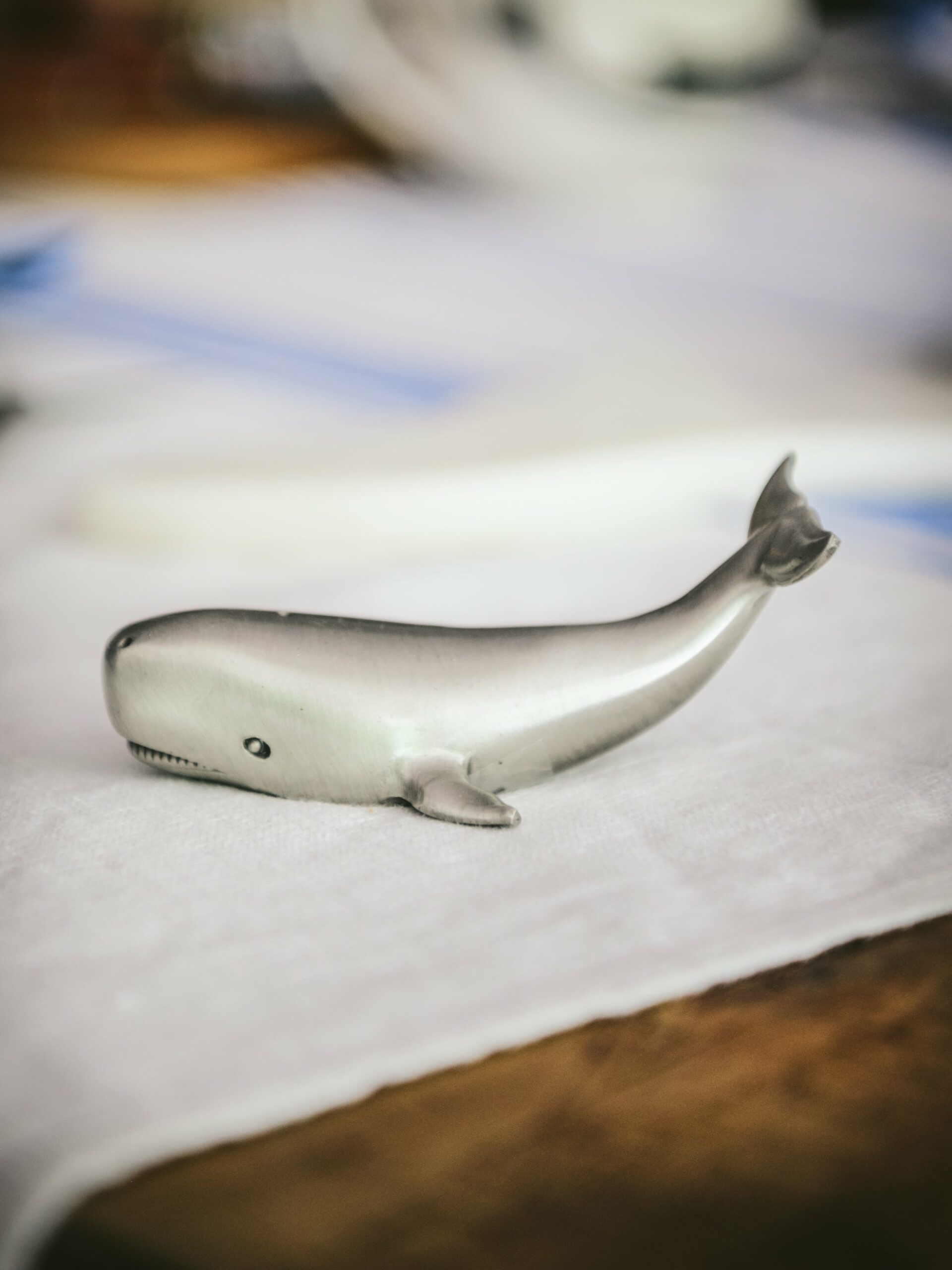 Moby Whale Pewter Bottle Opener