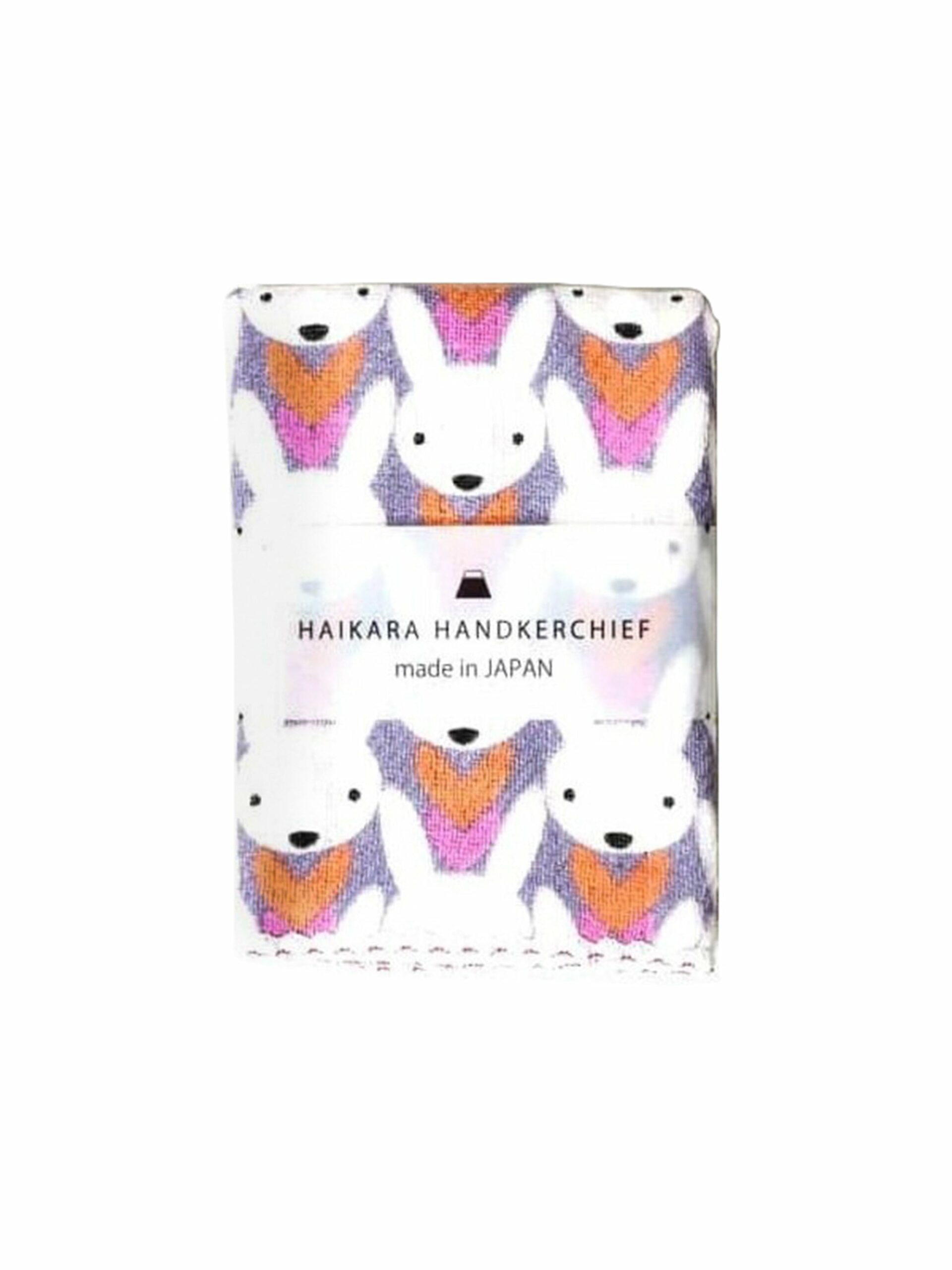 Haikara Little Handkerchief Pink Bunny