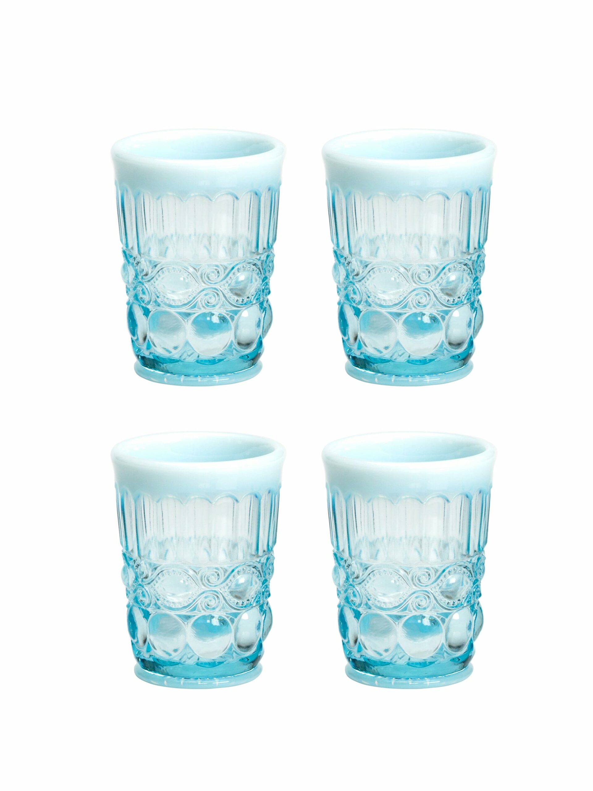 Mosser Glass Eye Winker Tumbler Set Blue