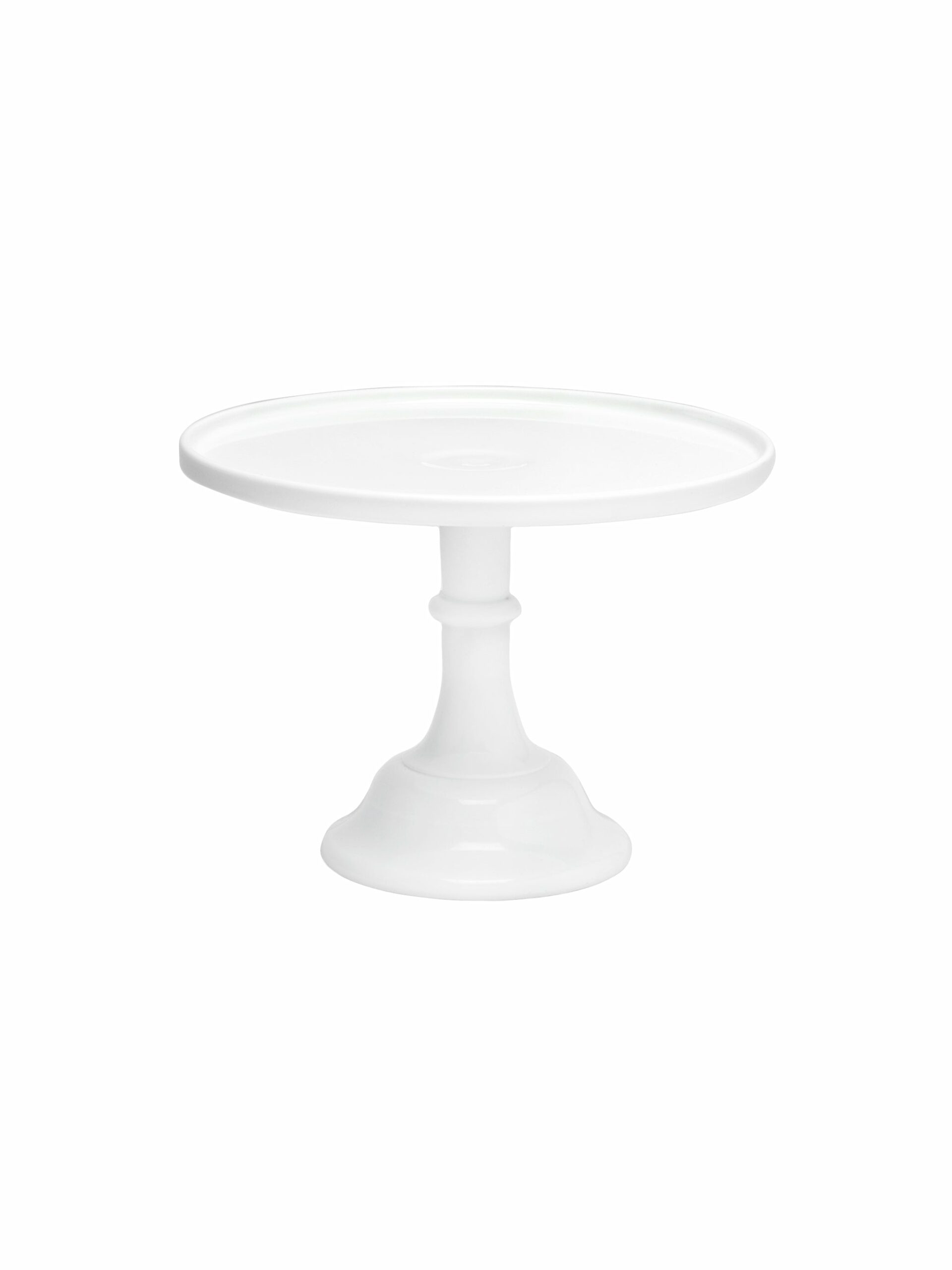 Mosser Glass Milk White Cake Stand