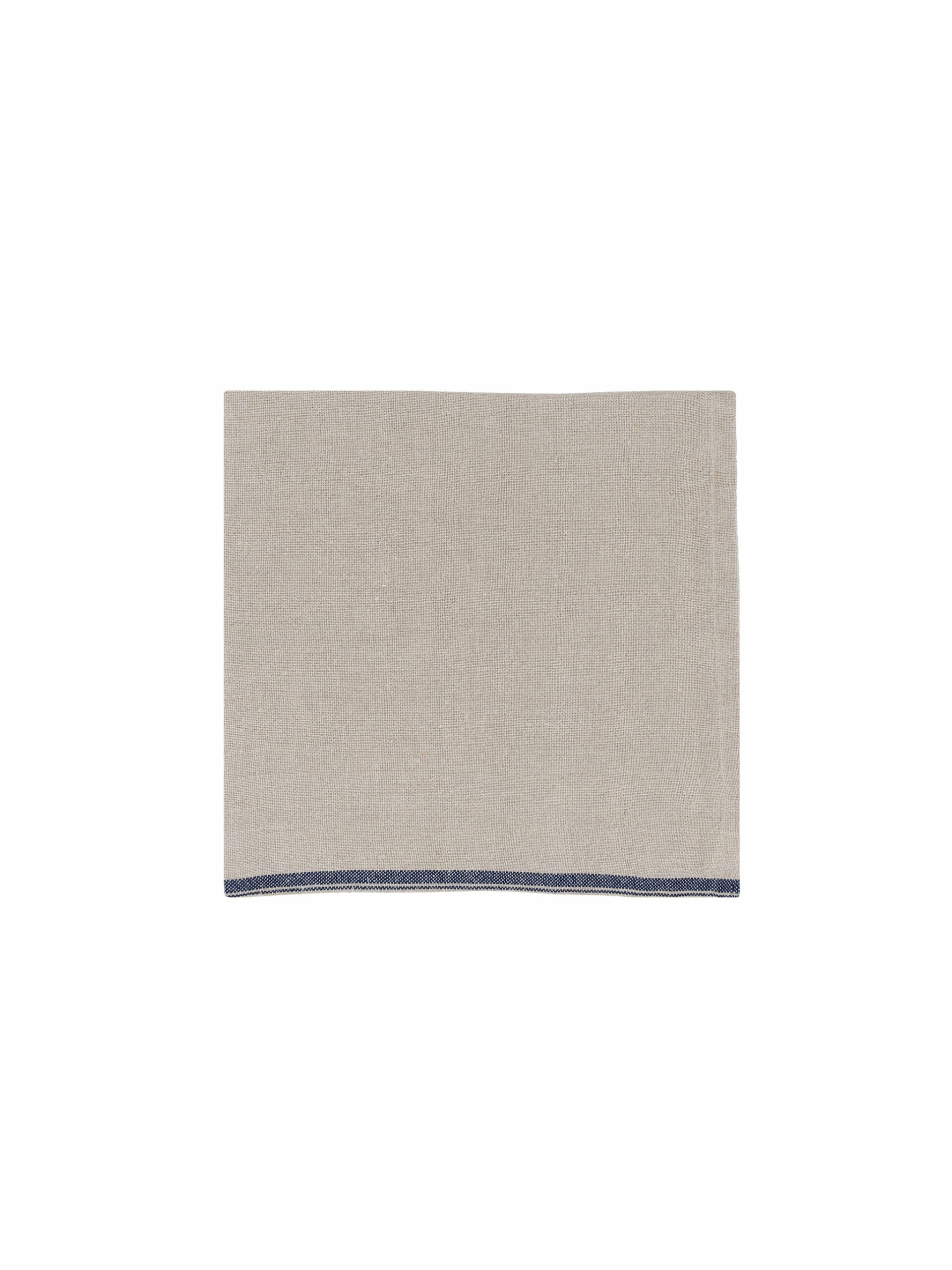 Mungo Cobalt Linen Selvedge Napkins