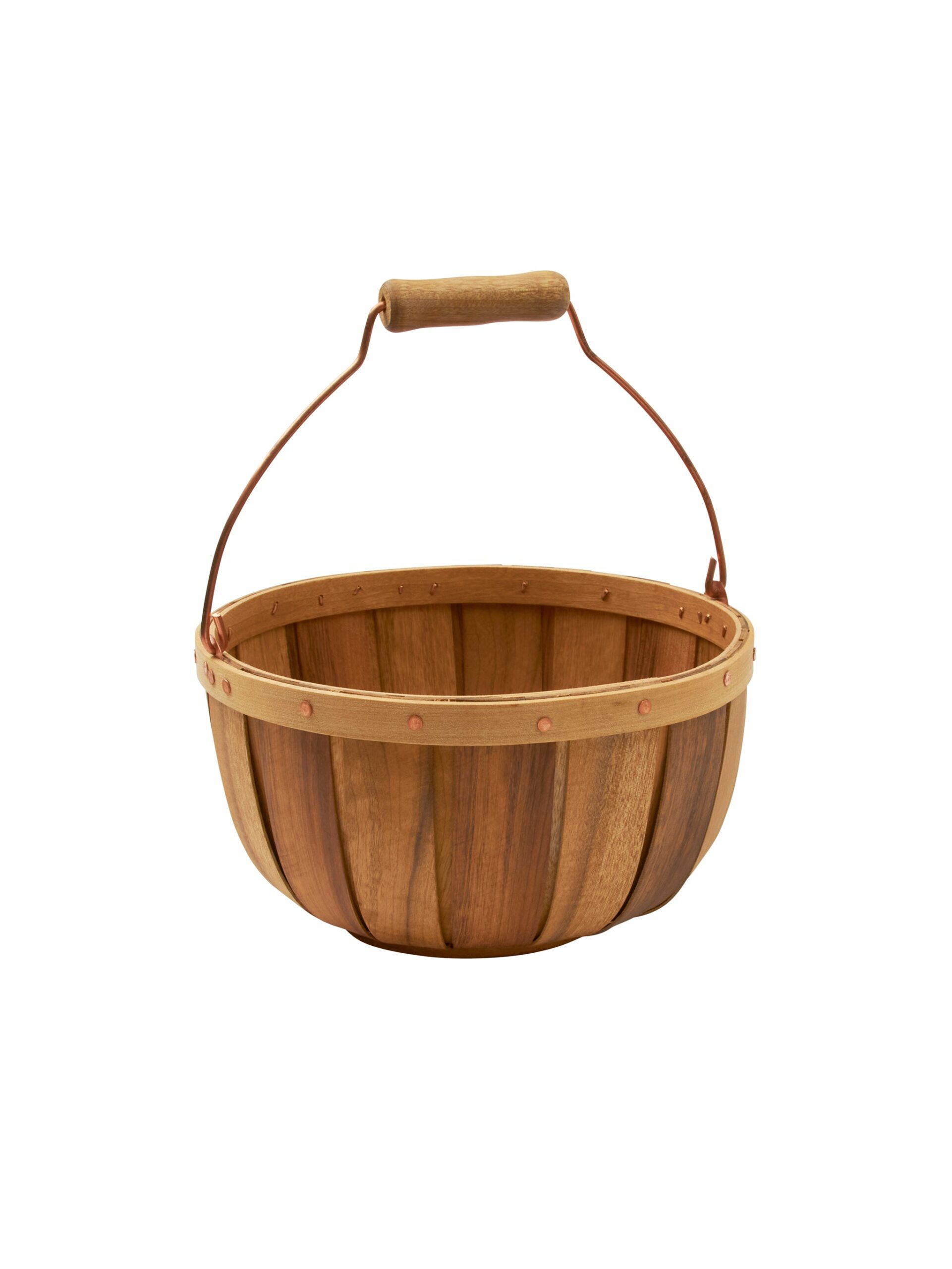 Myrtlewood Bowl Basket