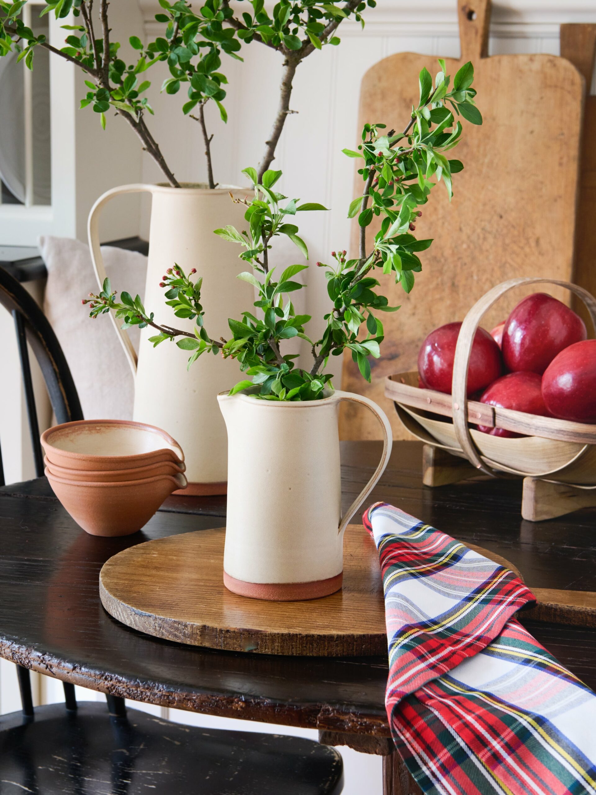 New York Stoneware Breakfast Pitcher Ivory