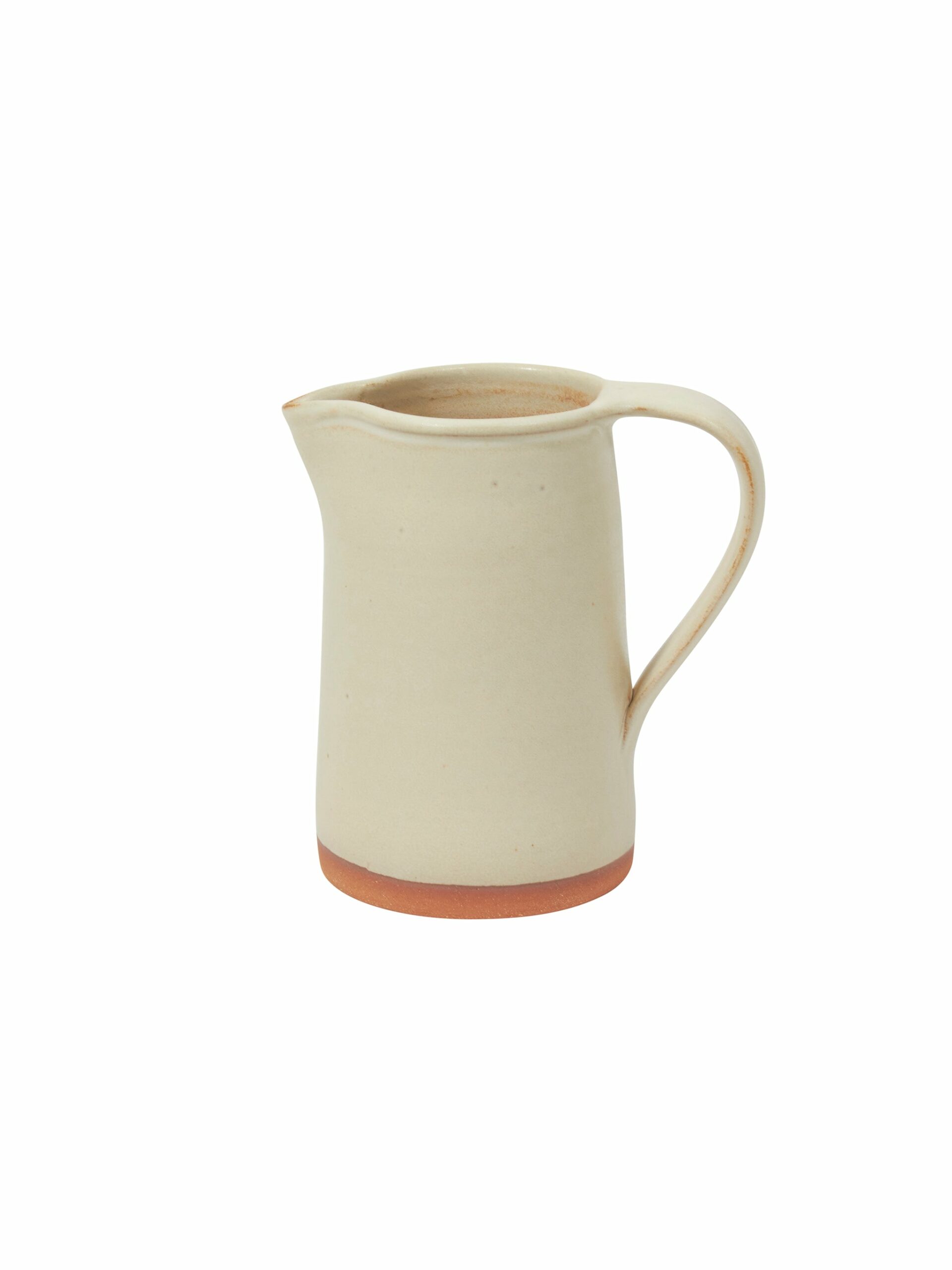 New York Stoneware Breakfast Pitcher Ivory