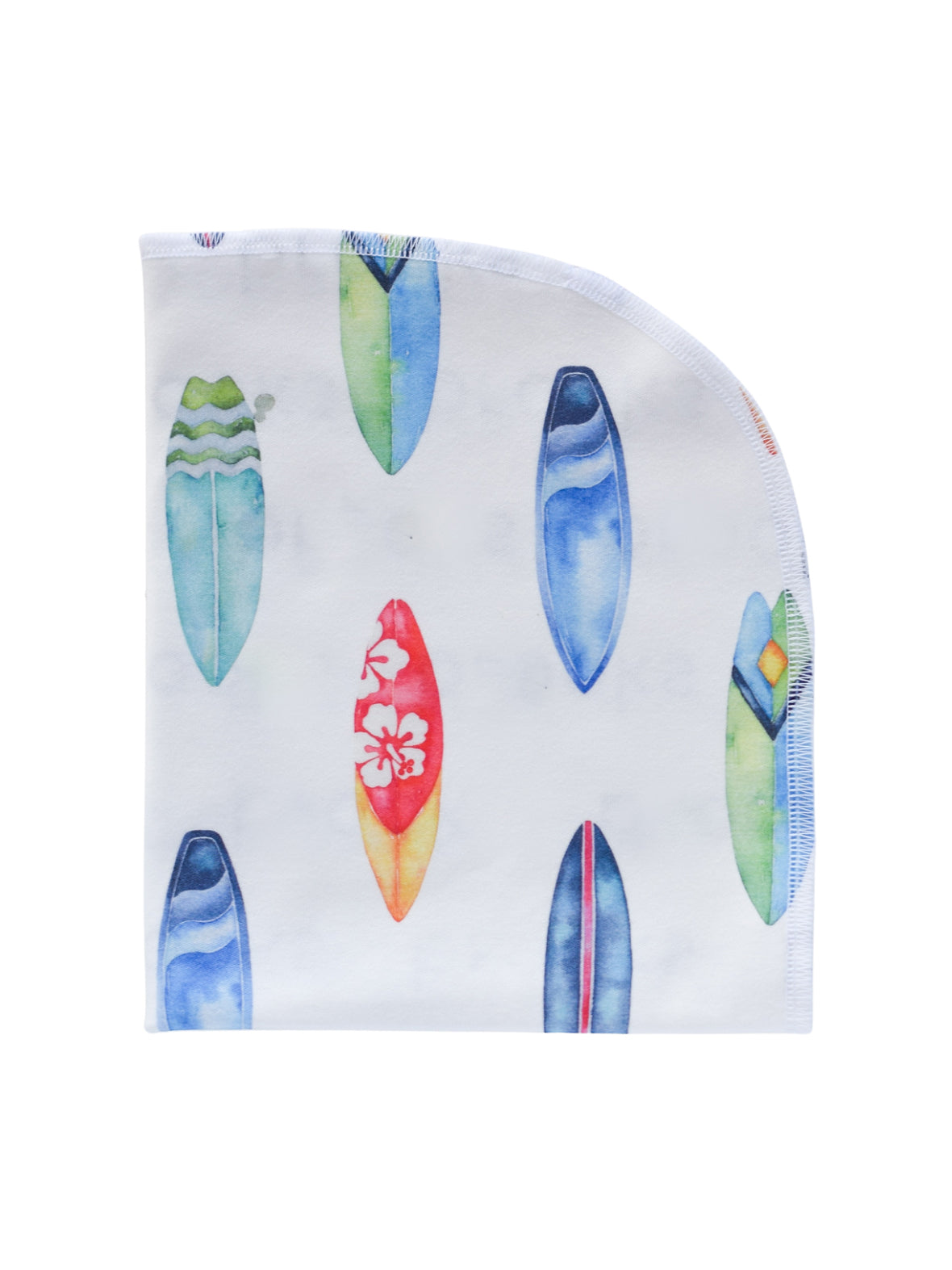 Surf Boards Organic Baby Blanket