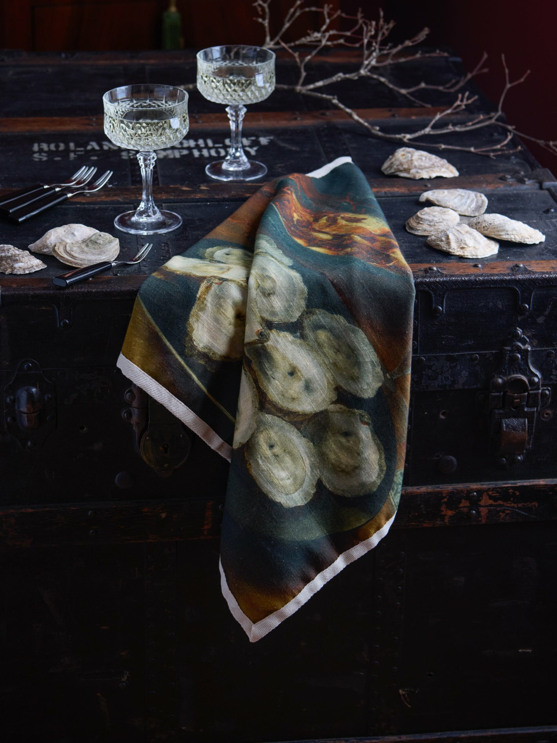 Oysters Dinner Napkins