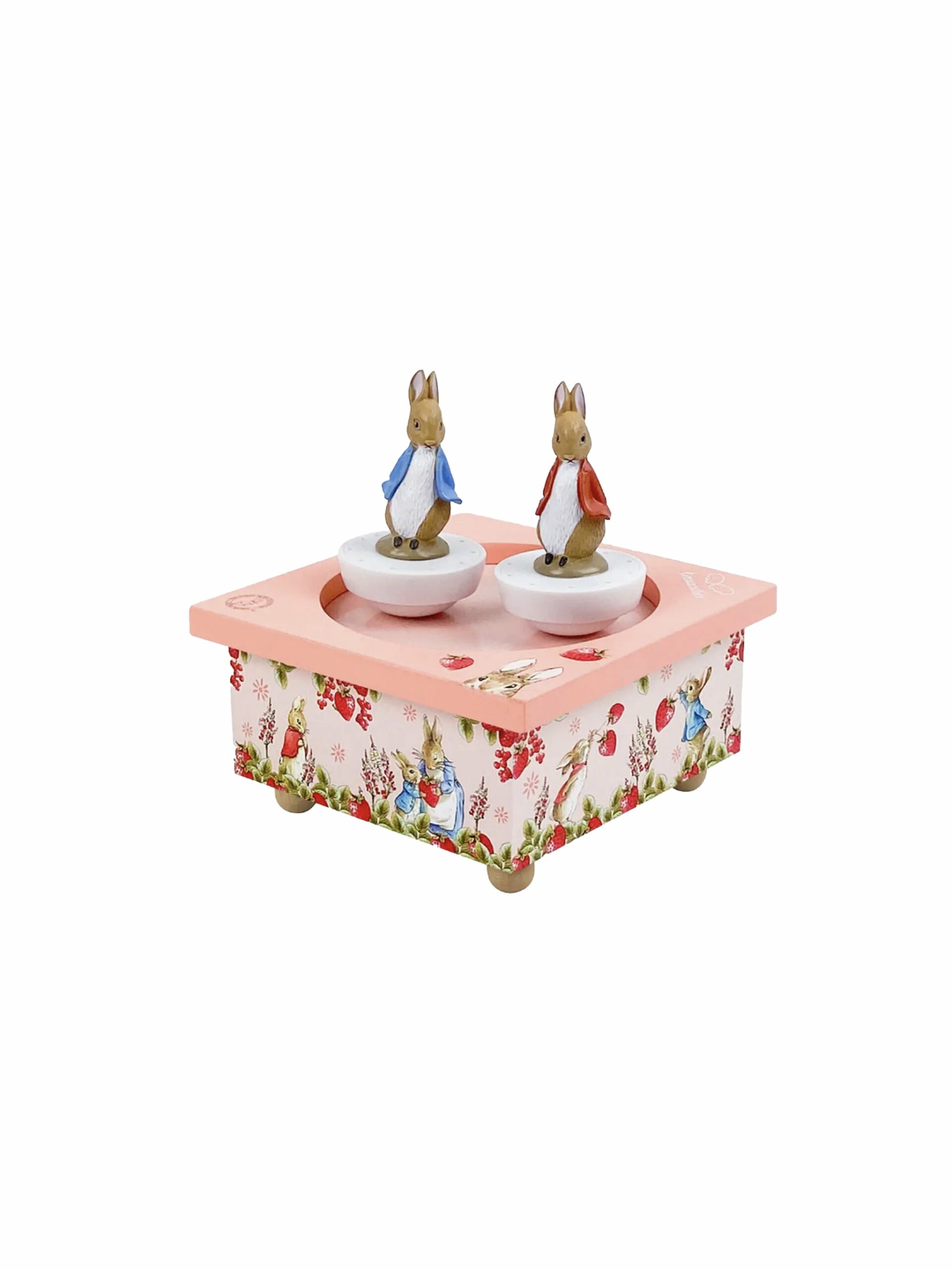 Peter Rabbit Strawberries Dancing Music Box