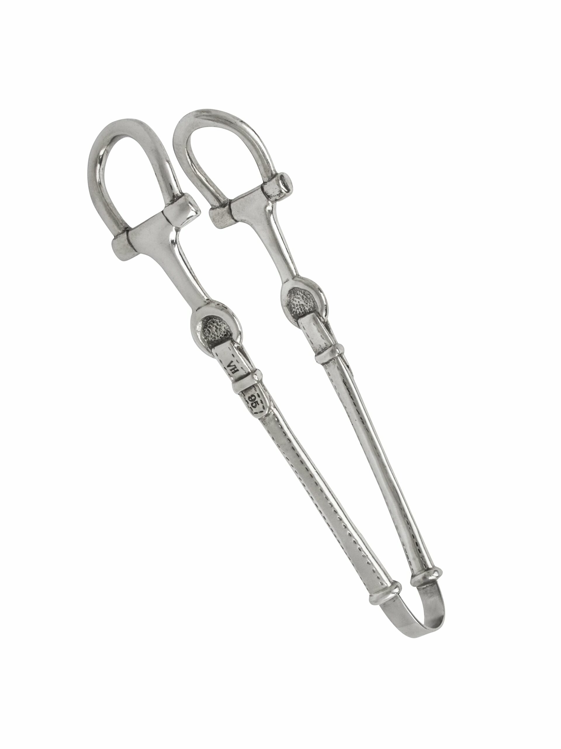 Pewter Equestrian Stirrup Tongs