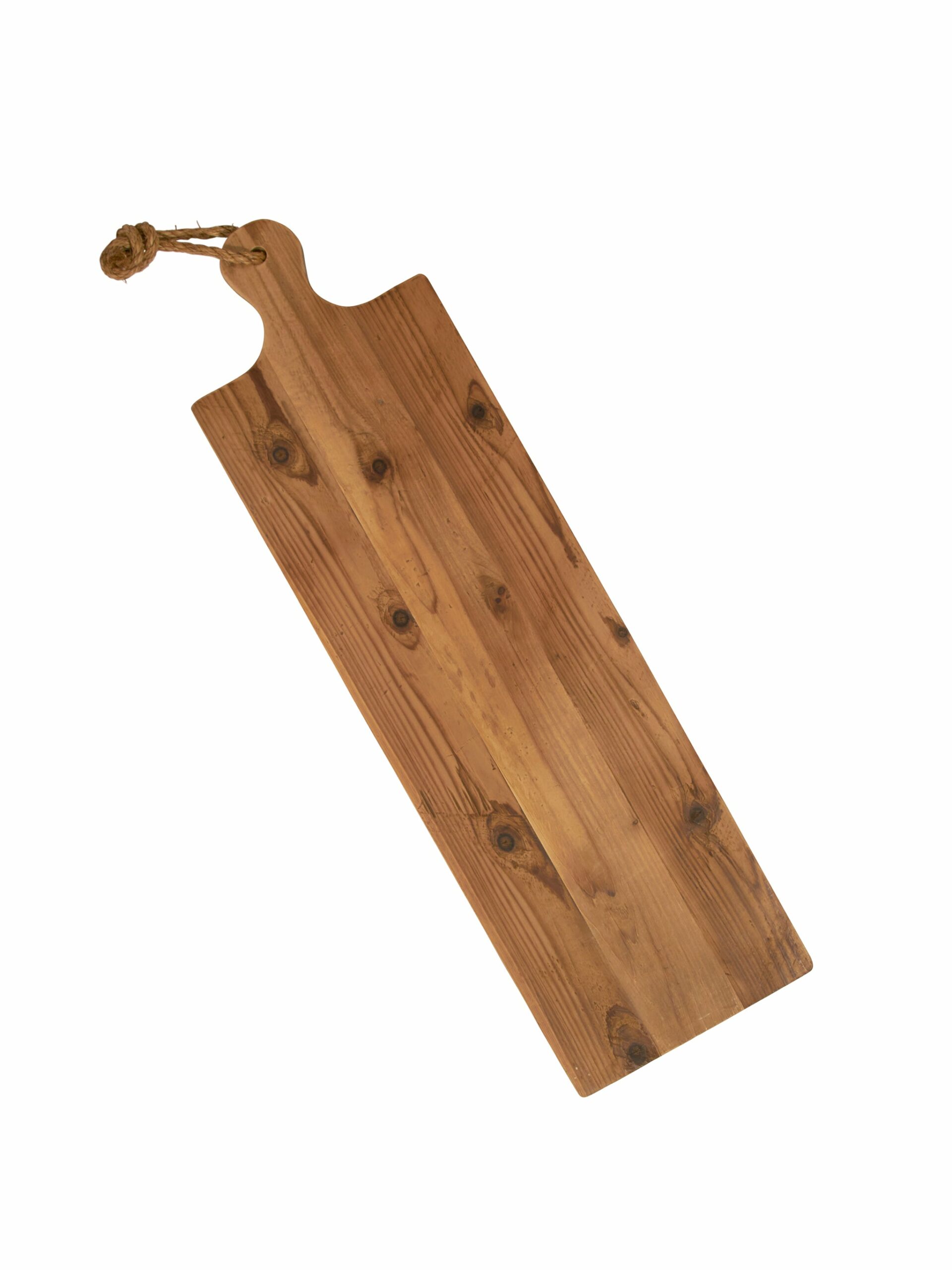 Pine Rope Handled Charcuterie Board