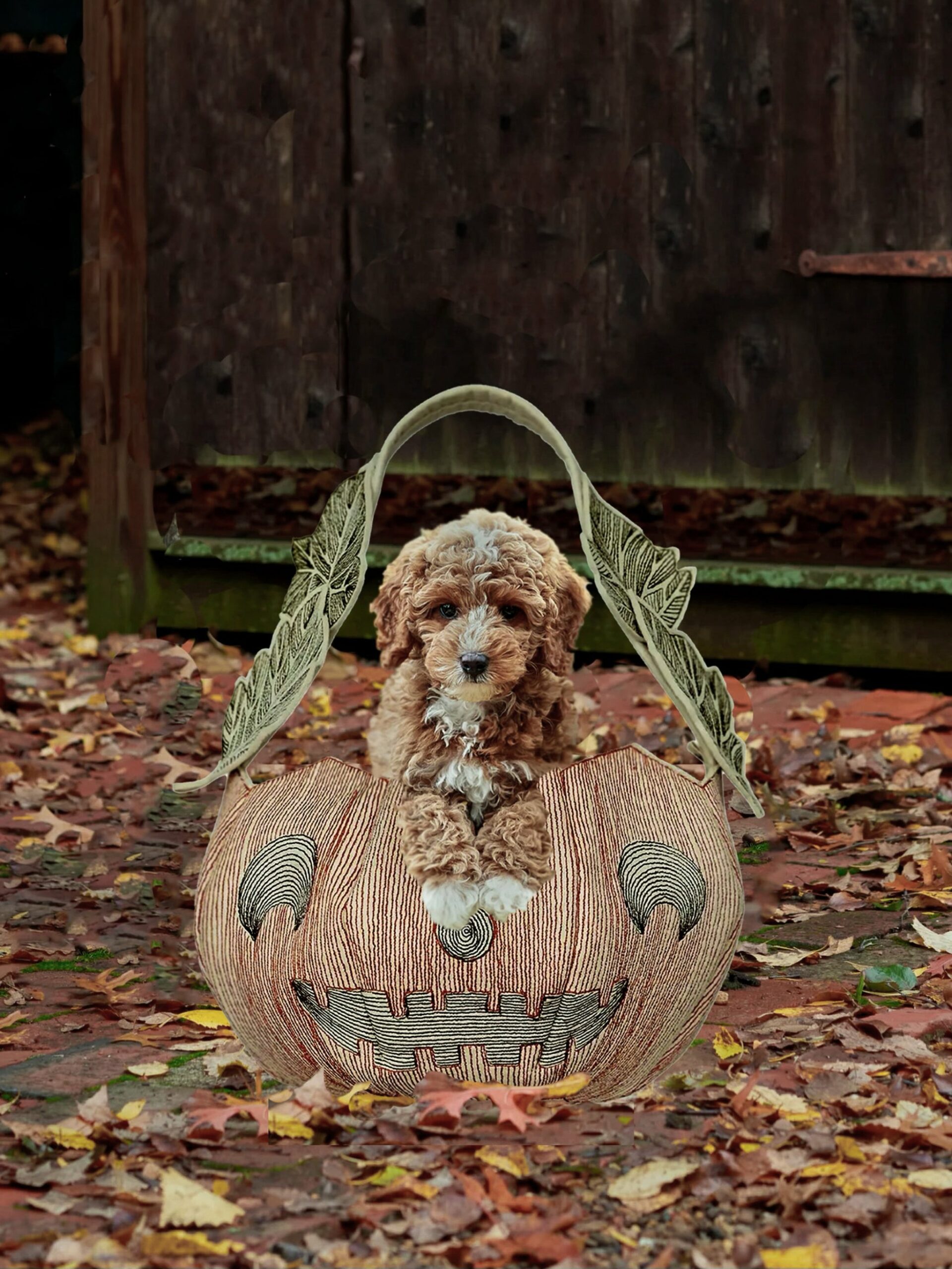 Coral & Tusk Jack-O’-Lantern Basket