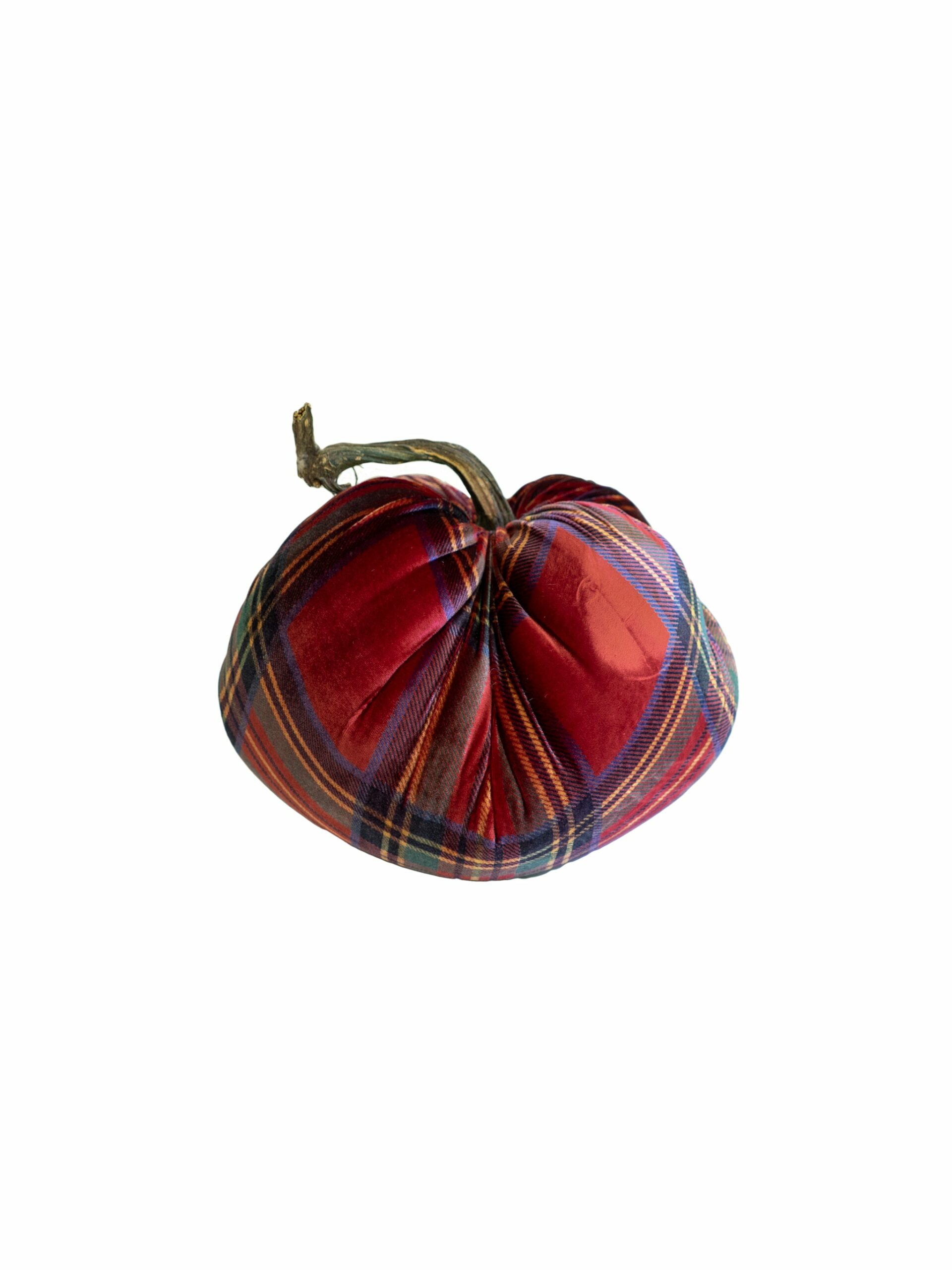 Velvet Pumpkin Plaid