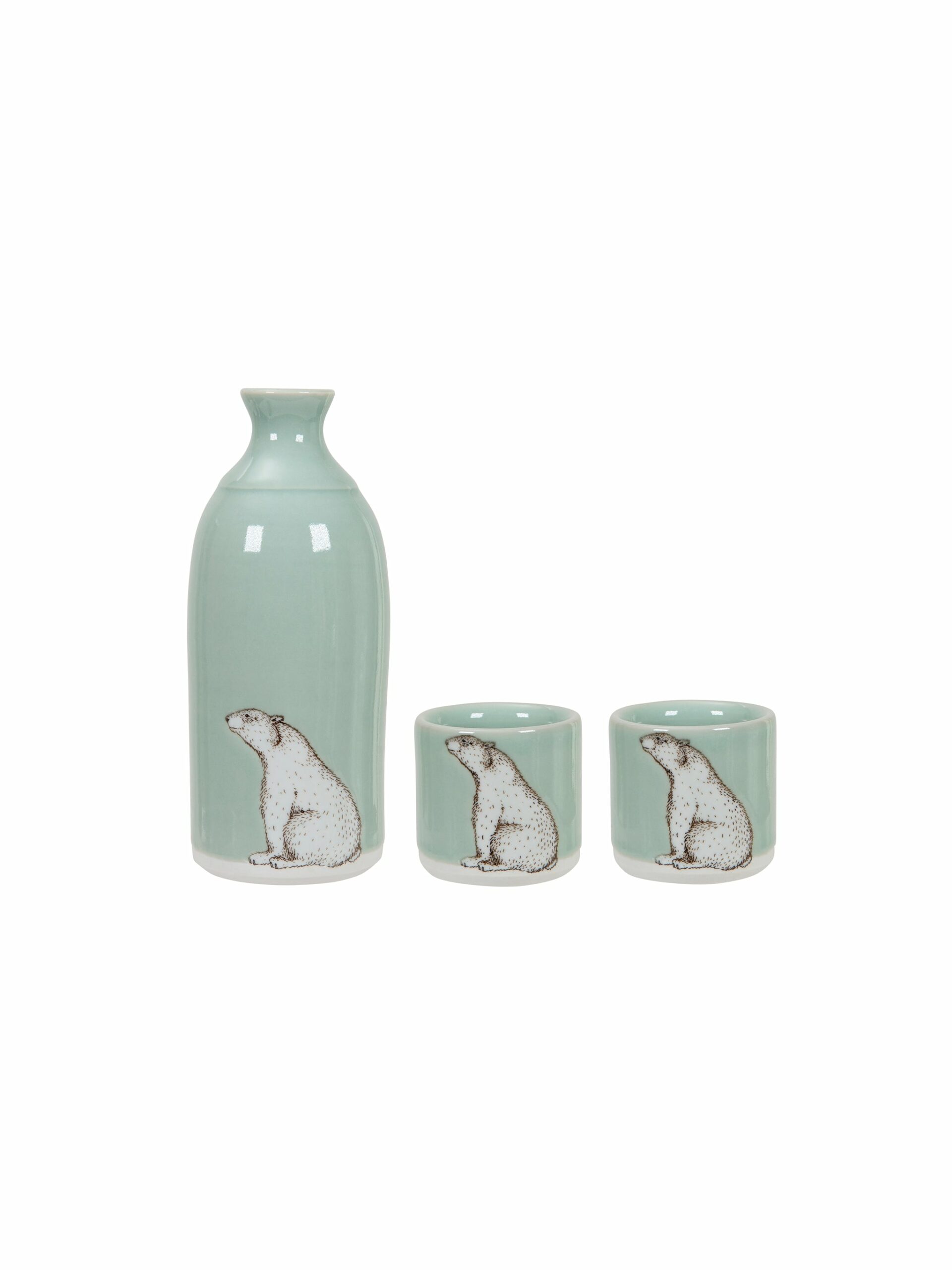 Polar Bear Sake Set