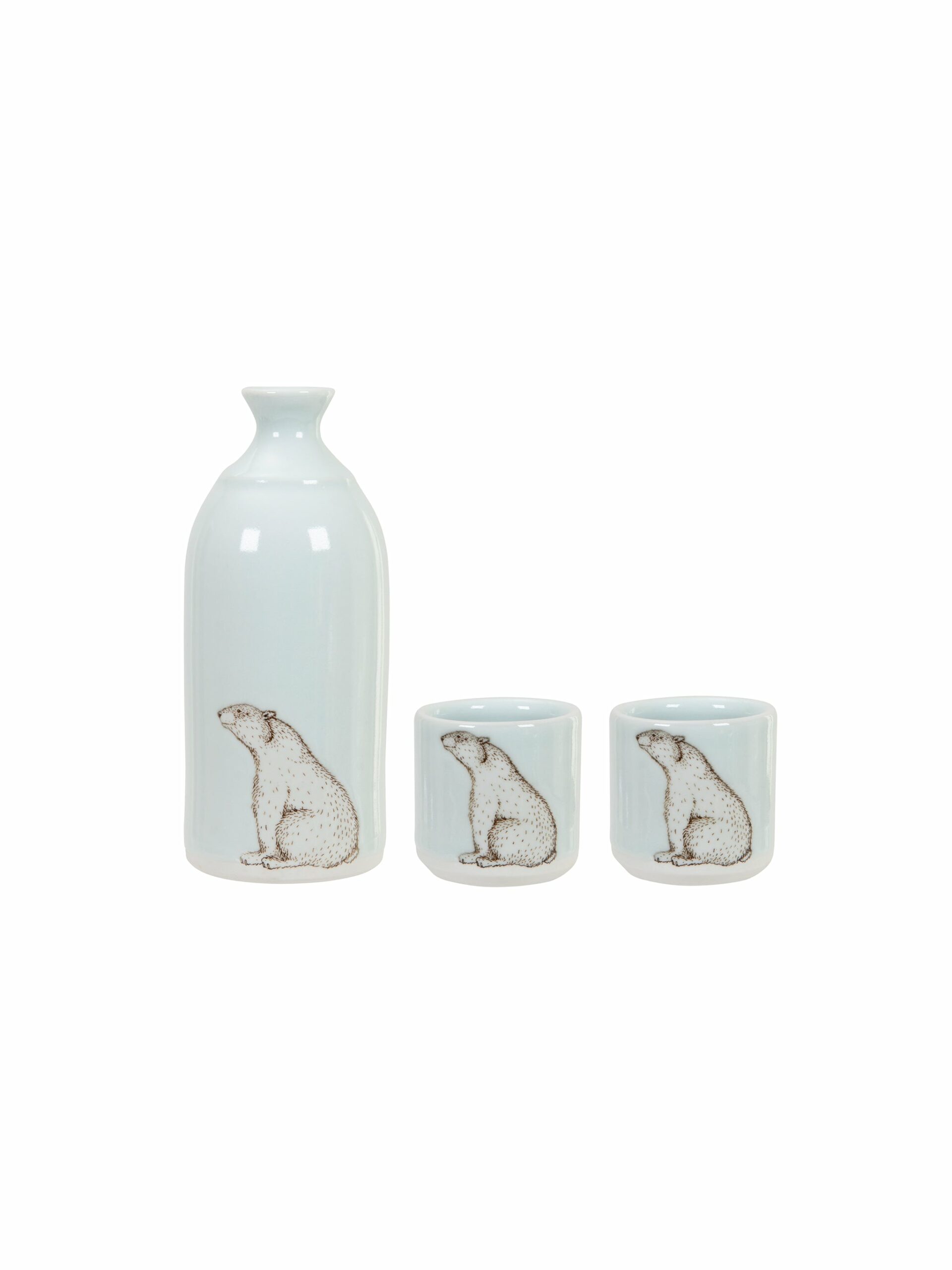 Polar Bear Sake Set