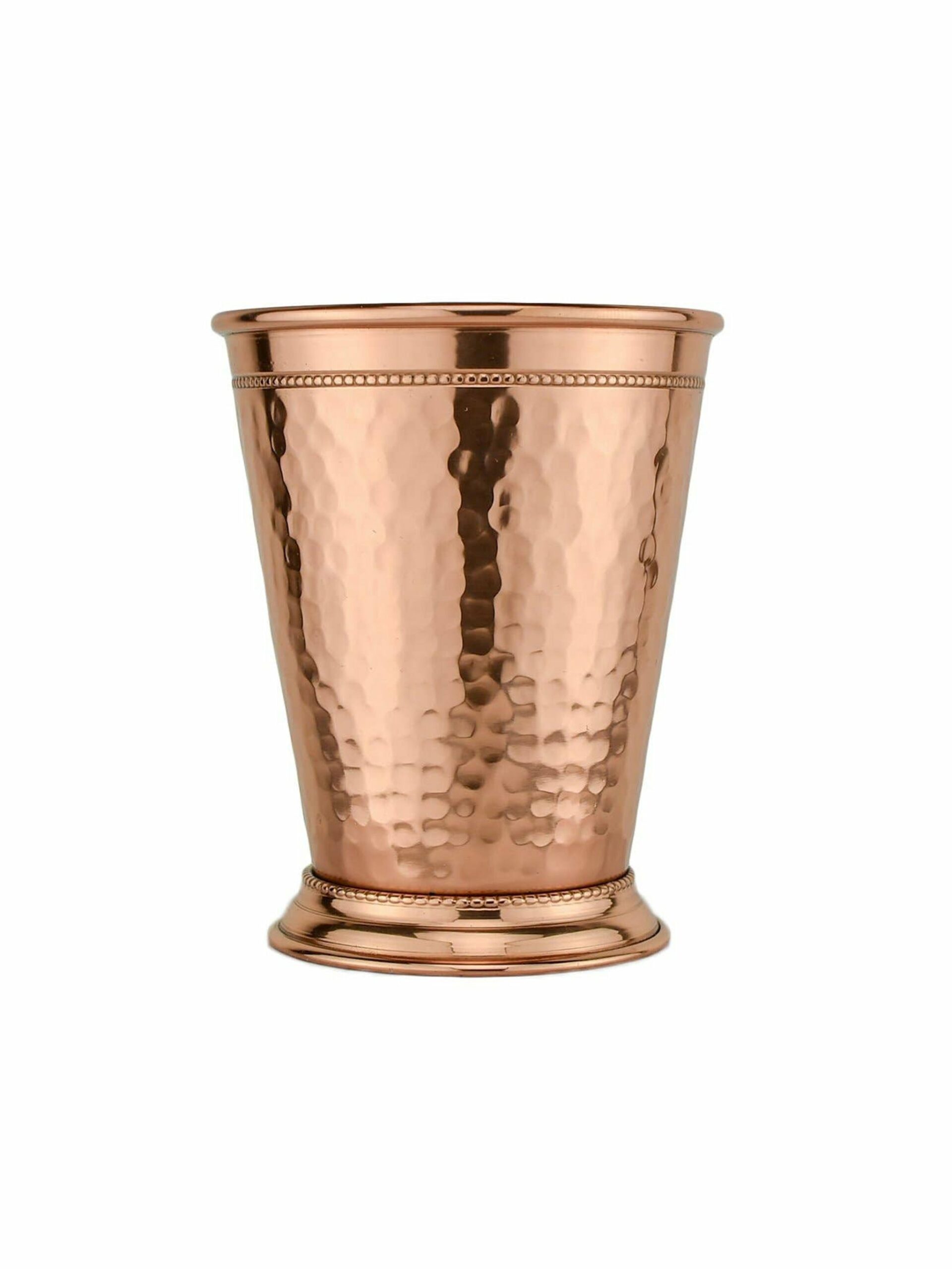 Pure Hammered Copper Mint Julep Cup