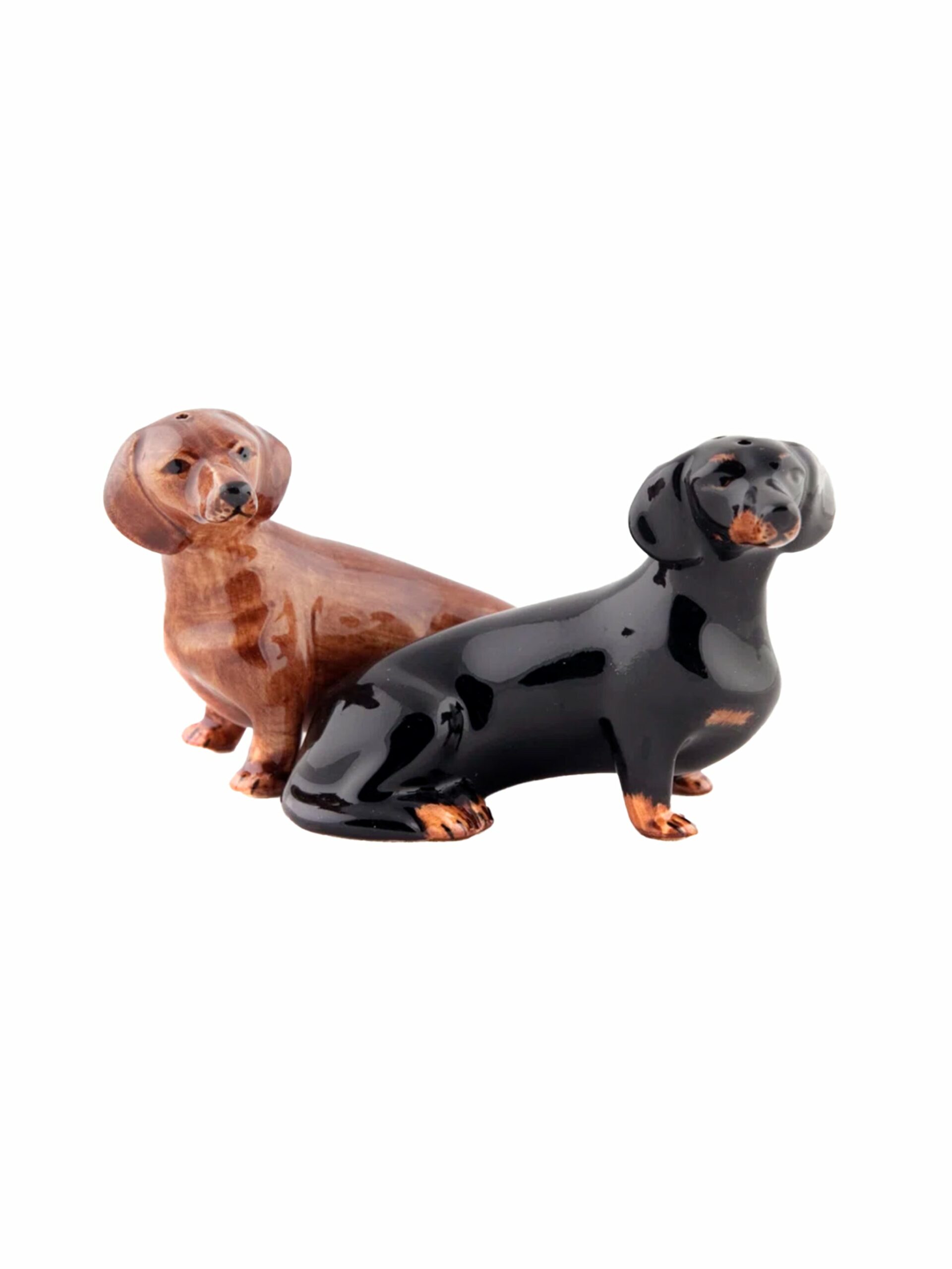 Quail Ceramics Dachshund Salt & Pepper Shakers