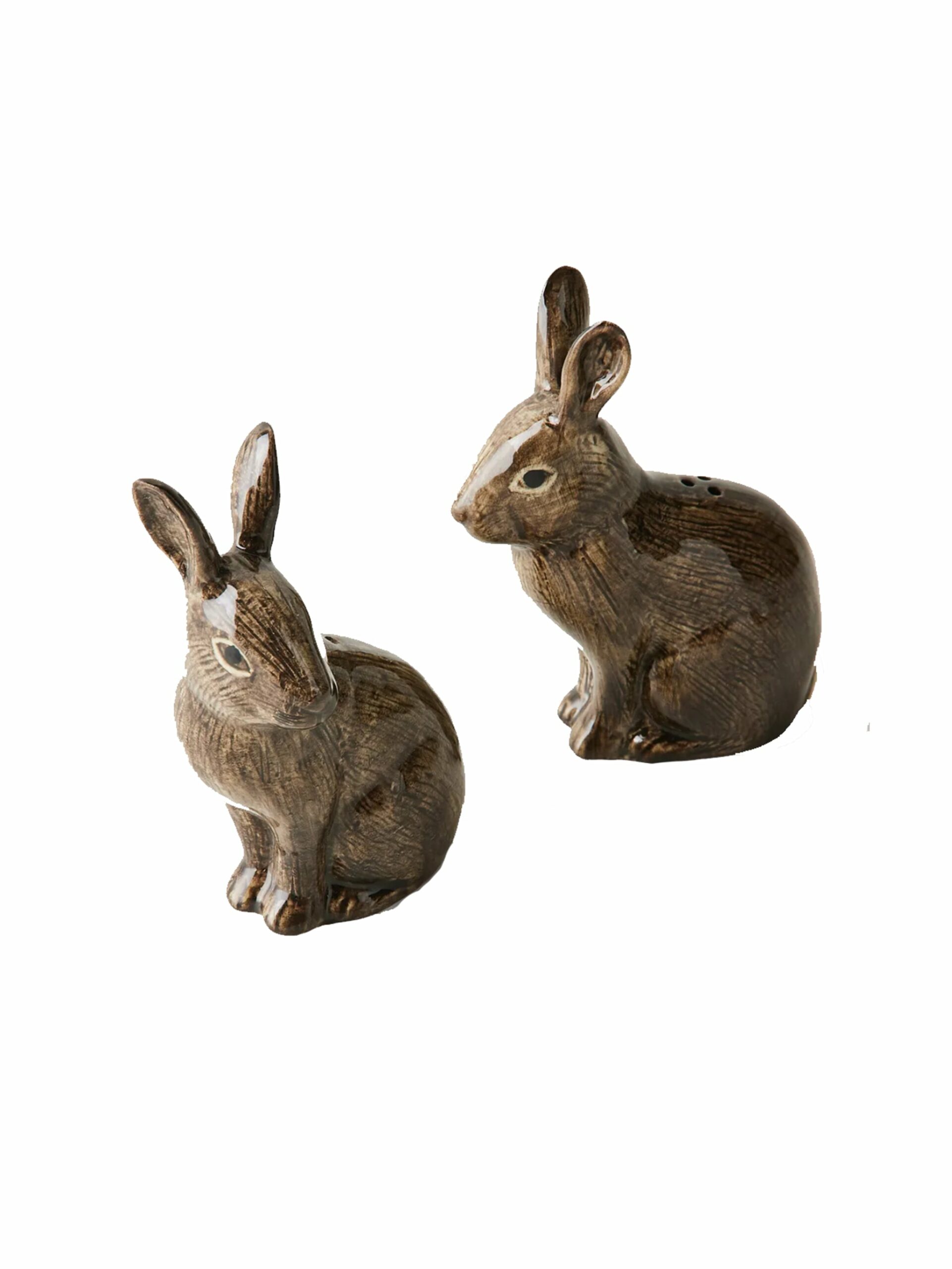 Quail Ceramics Rabbit Salt & Pepper Shakers