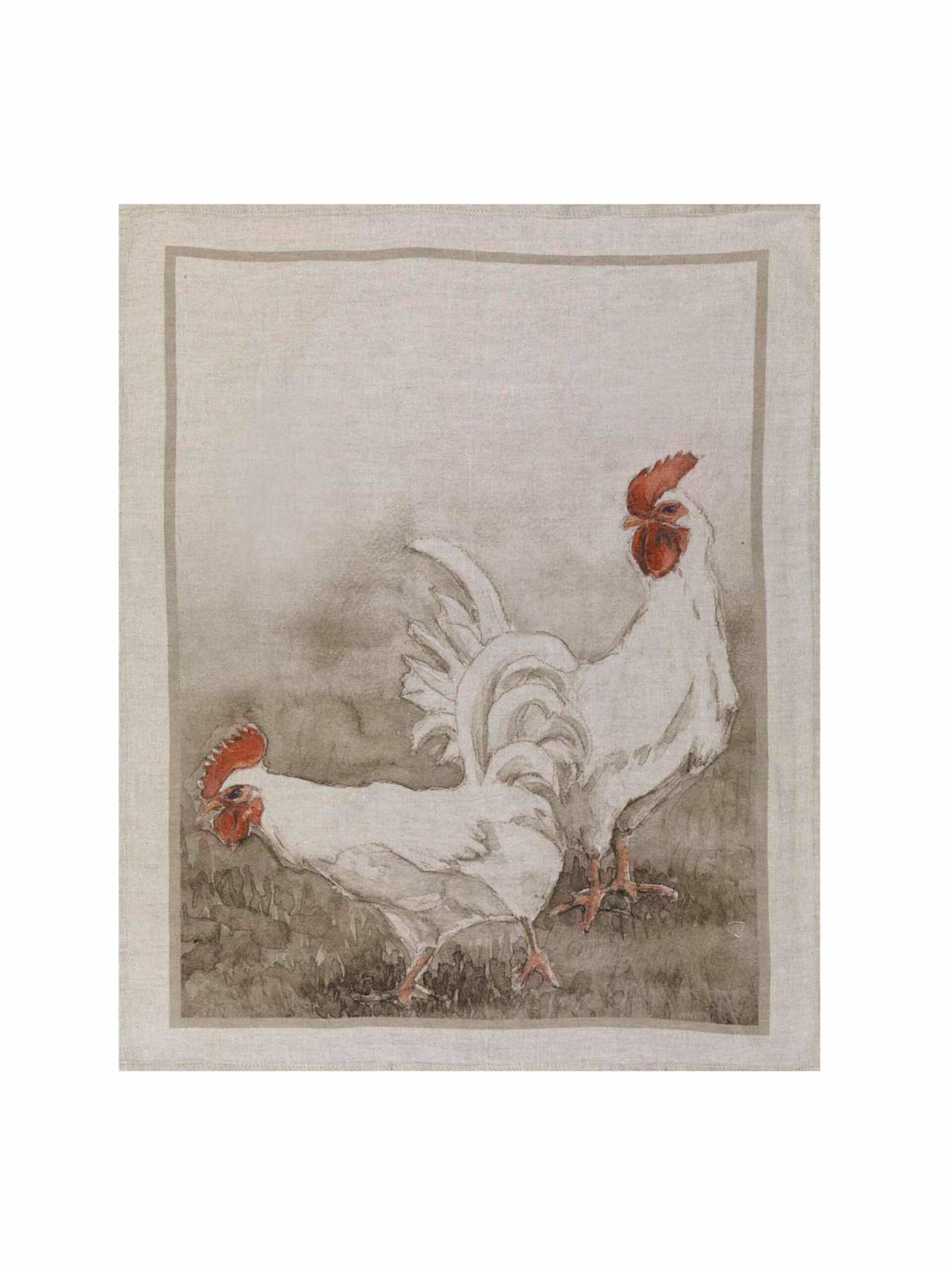 Rooster Kitchen Linen Towel