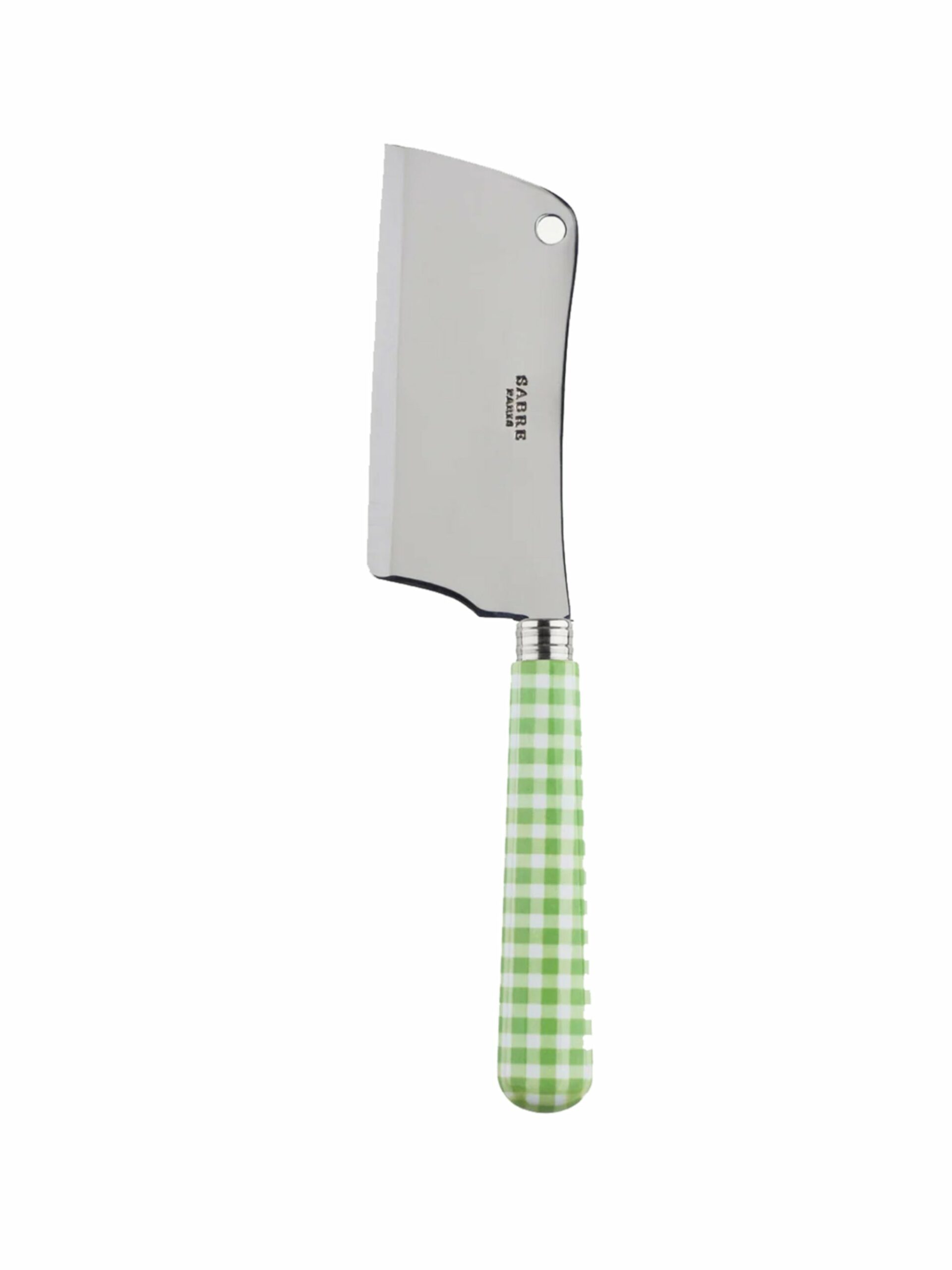 Sabre Paris Gingham Green Cheese Cleaver