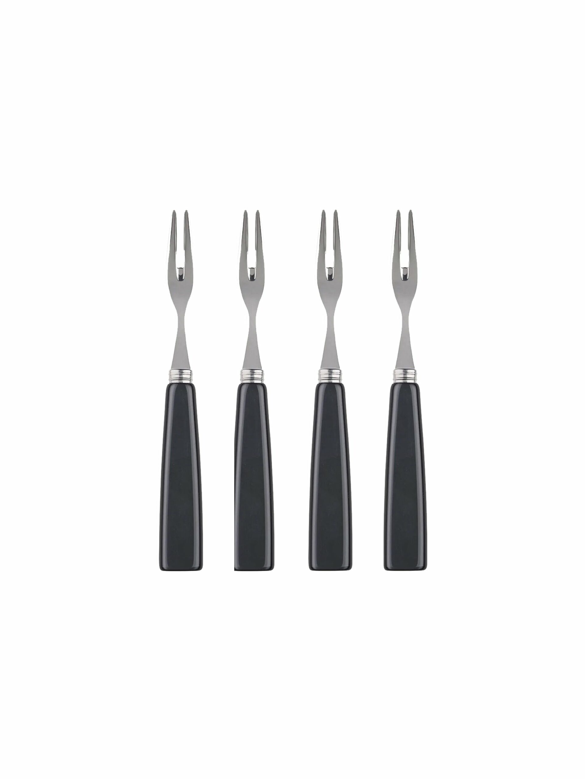 Sabre Paris Icone Dark Grey Cocktail Forks