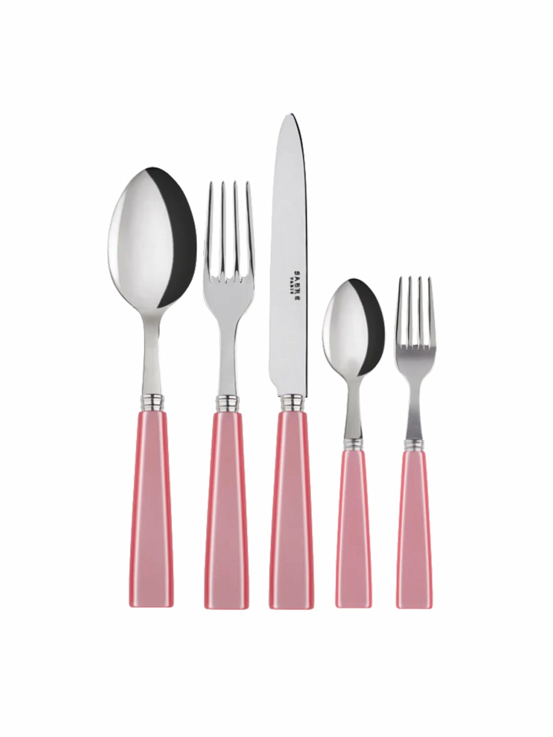 Sabre Paris Icone Pink 5 Piece Place Setting