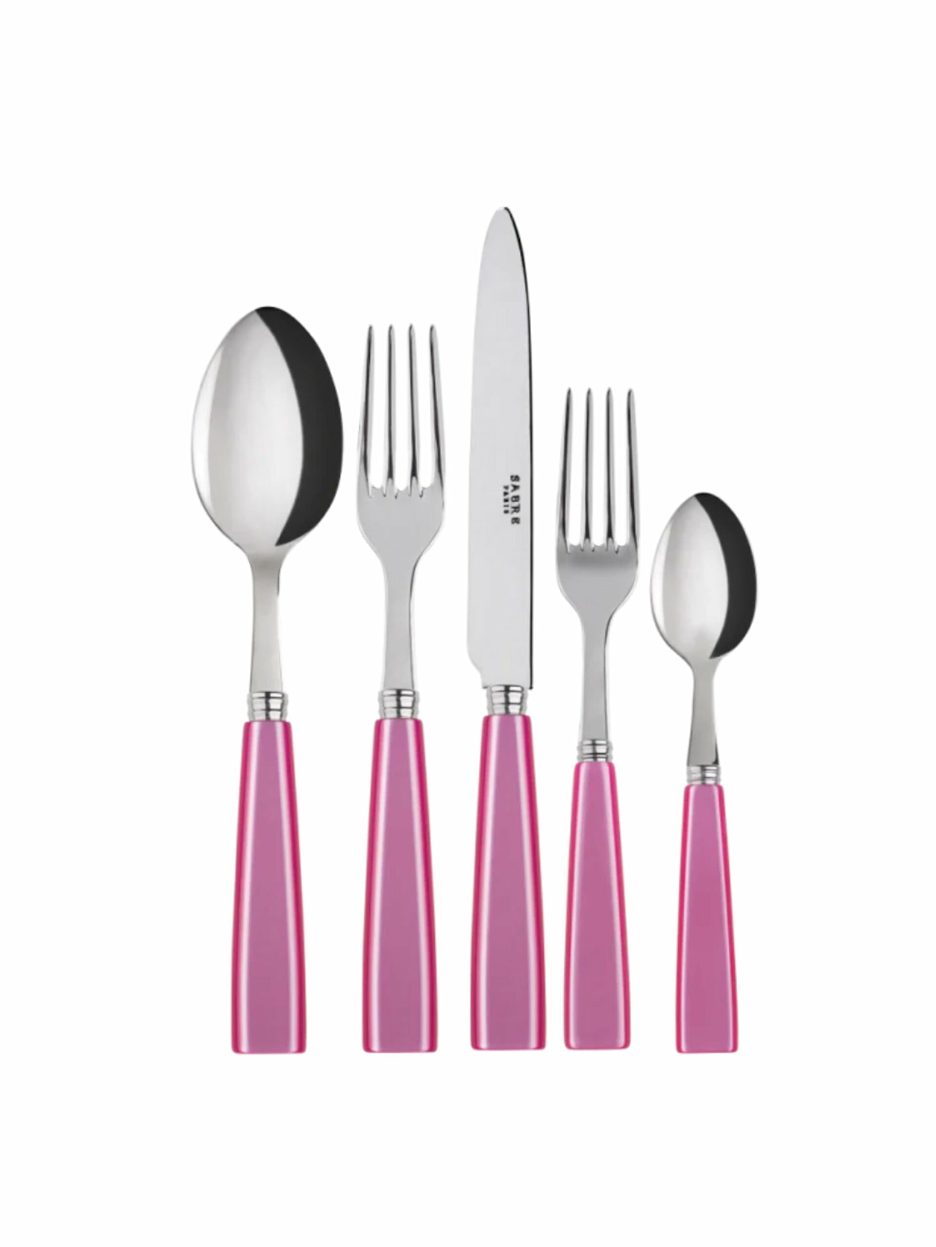 Sabre Paris Icone Pink Candy 5 Piece Place Setting