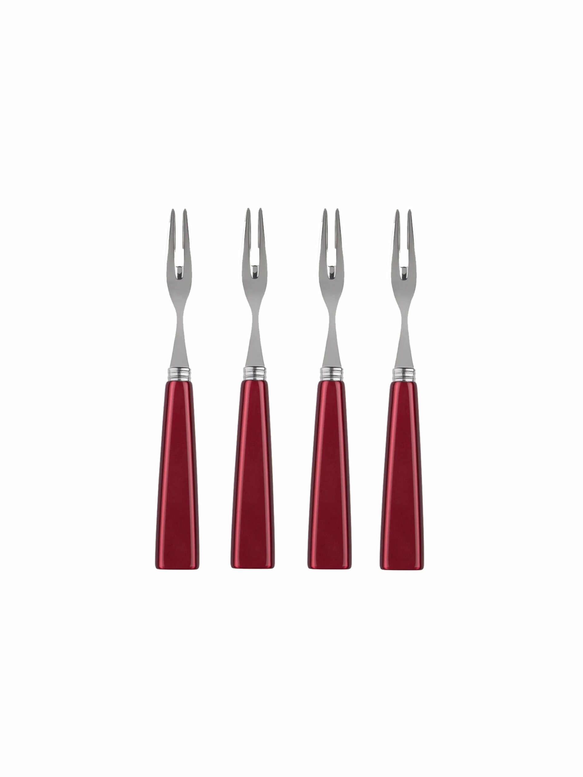 Sabre Paris Icone Red Cocktail Forks